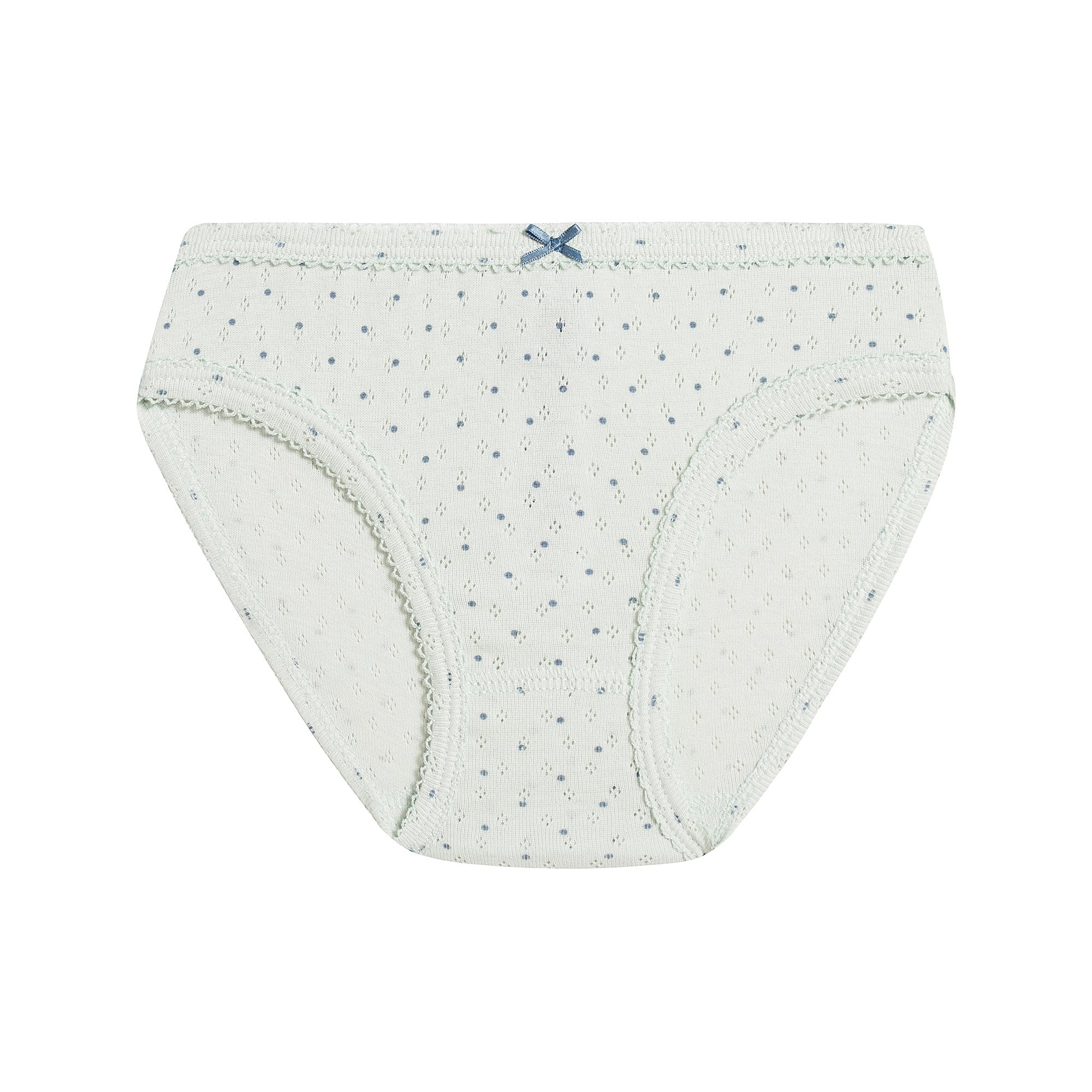 Girls Multicolor Dots Cotton Underwear Set (3 Pack)
