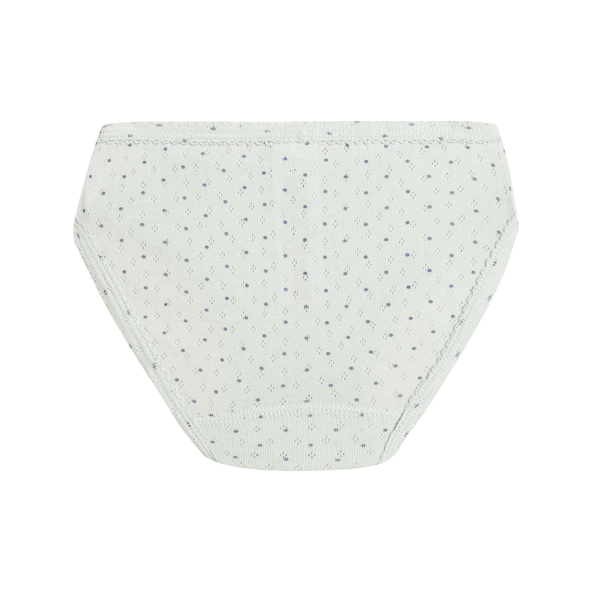 Girls Multicolor Dots Cotton Underwear Set (3 Pack)