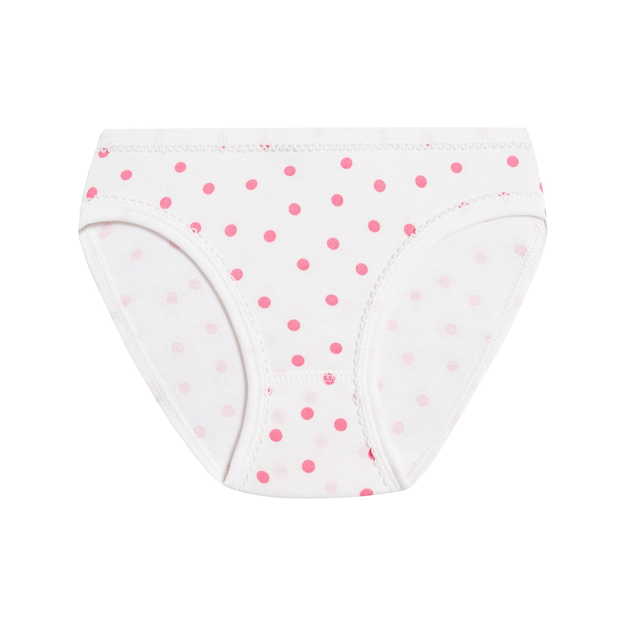 Girls Multicolor Cotton Underwear Set (5 Pack)