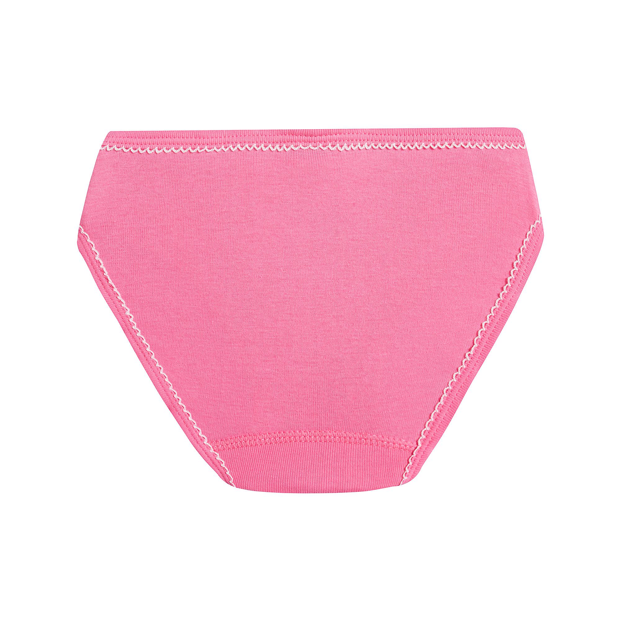 Girls Multicolor Cotton Underwear Set (5 Pack)