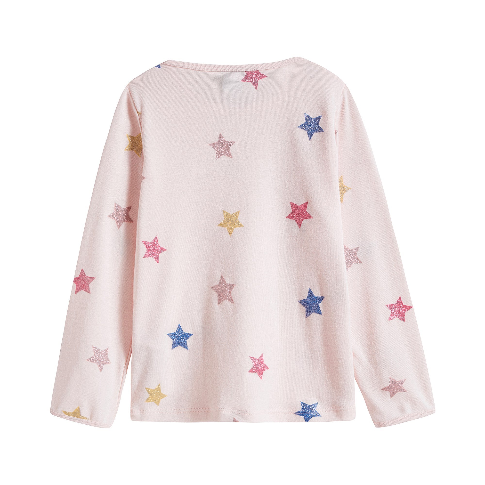 Girls Pink Stars Nightwear Set