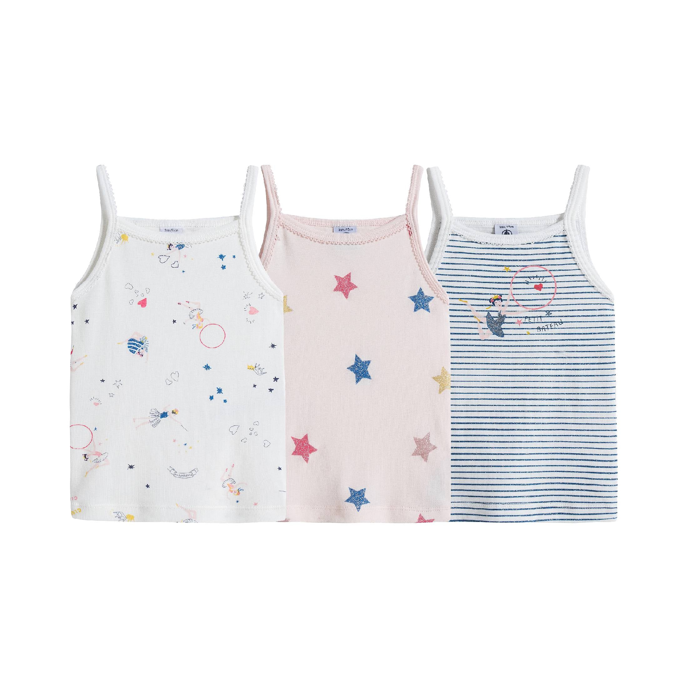 Girls Multicolor Underwear Set ( 3 Pieces )