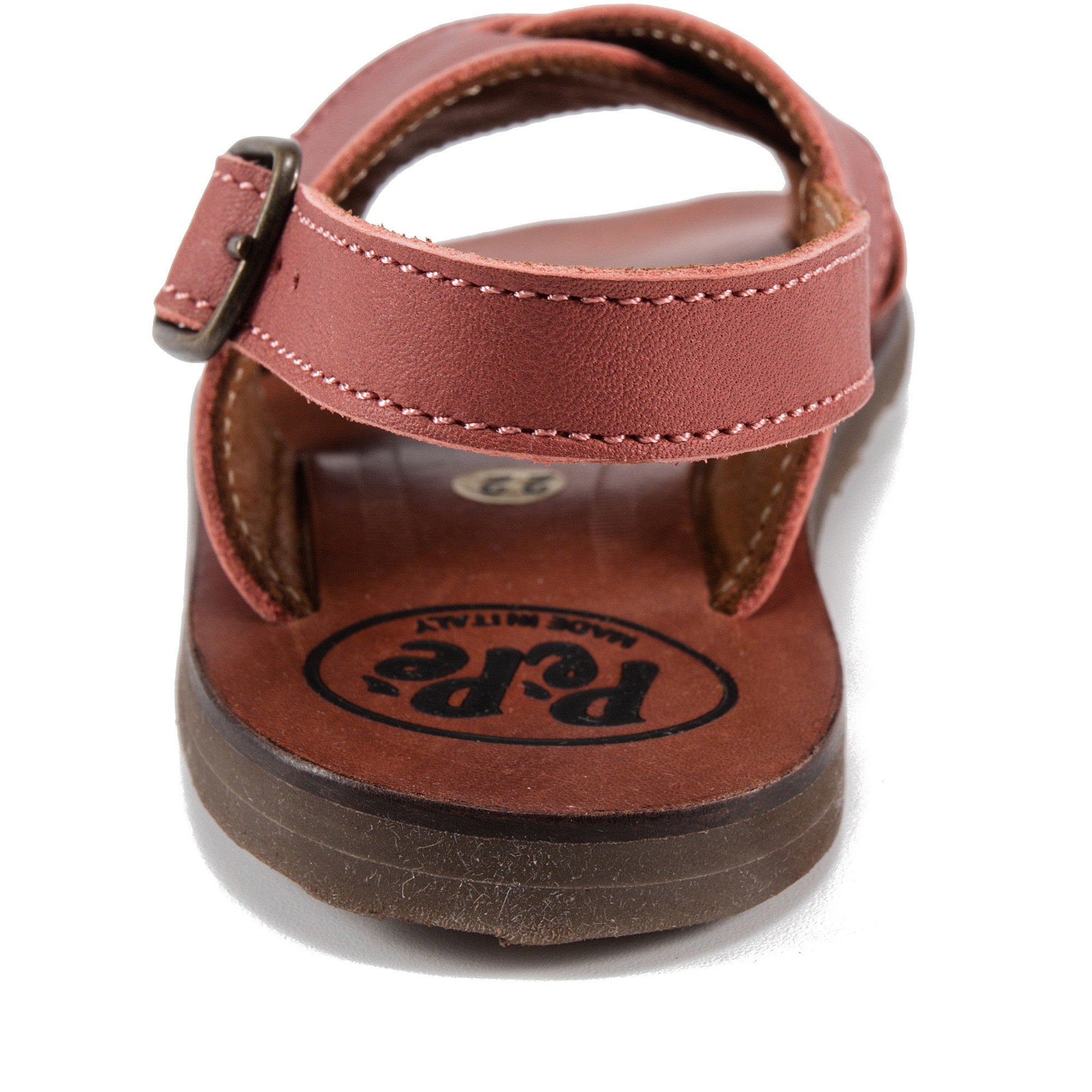 Baby Boys & Girls Red Leather Sandals