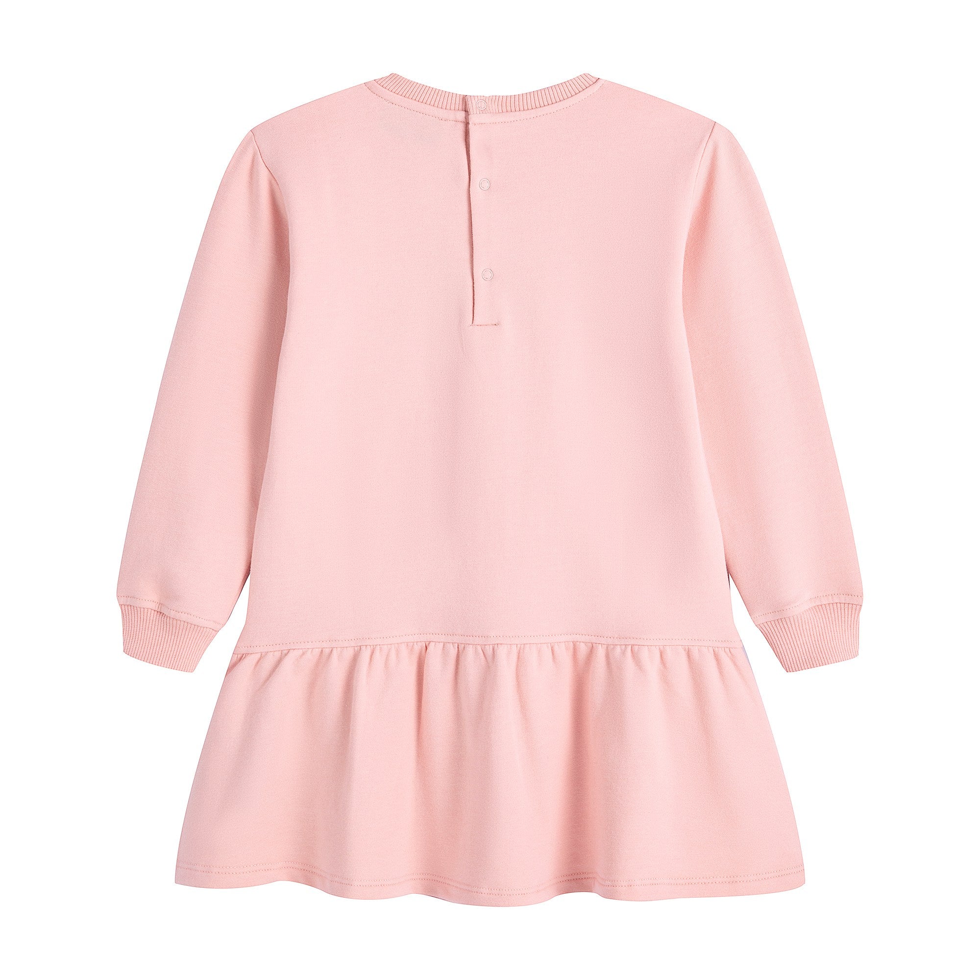 Baby Girls Pink Printed Dress
