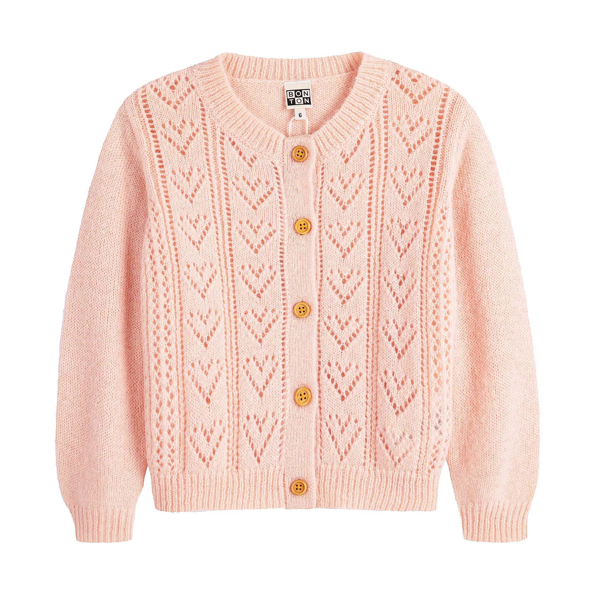 Girls Pink Cardigan