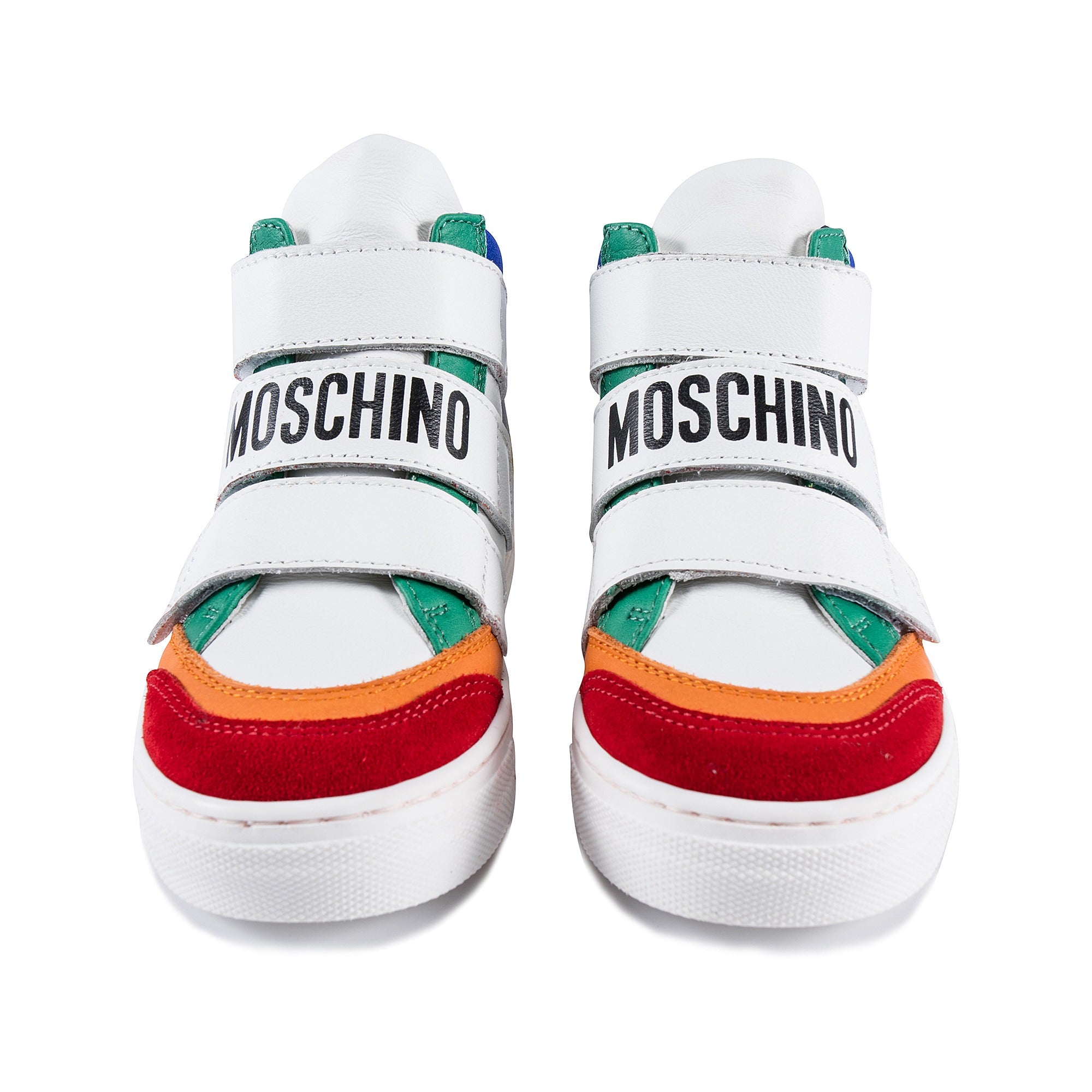 Girls Multicolor Logo Sneakers
