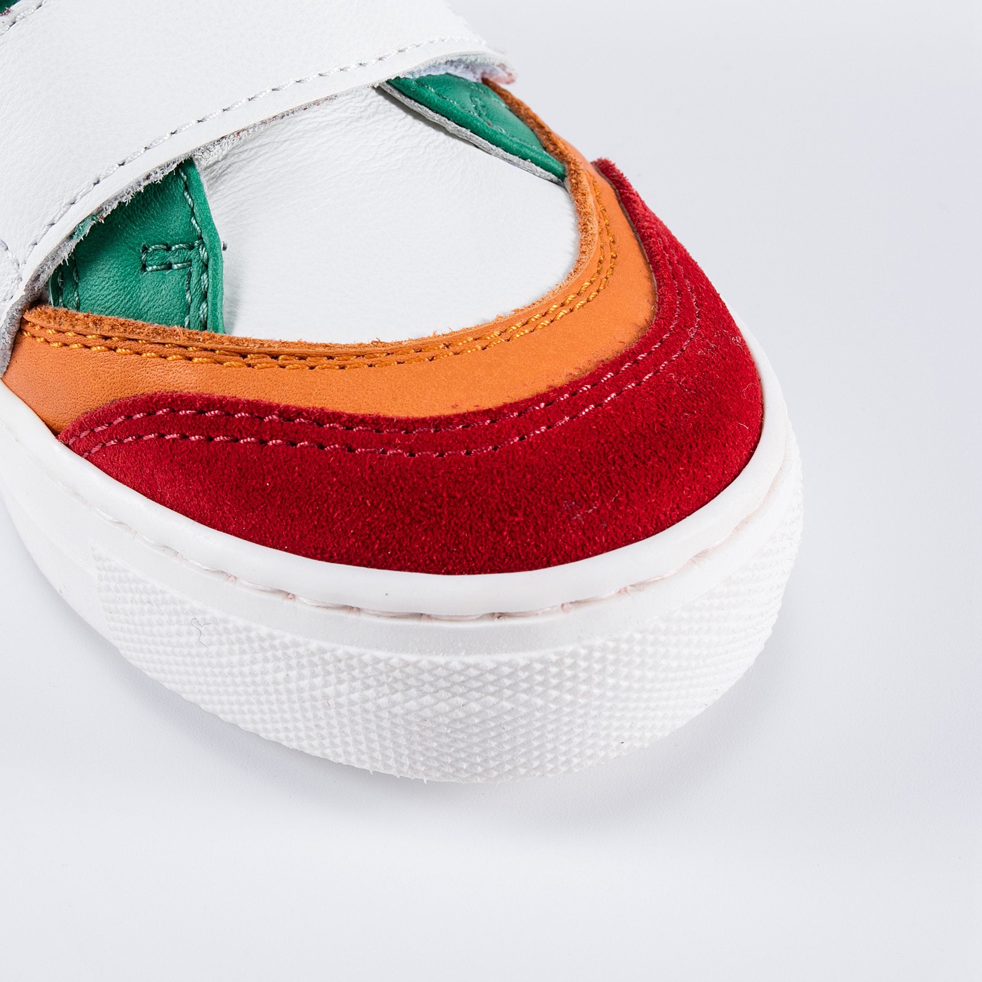 Girls Multicolor Logo Sneakers