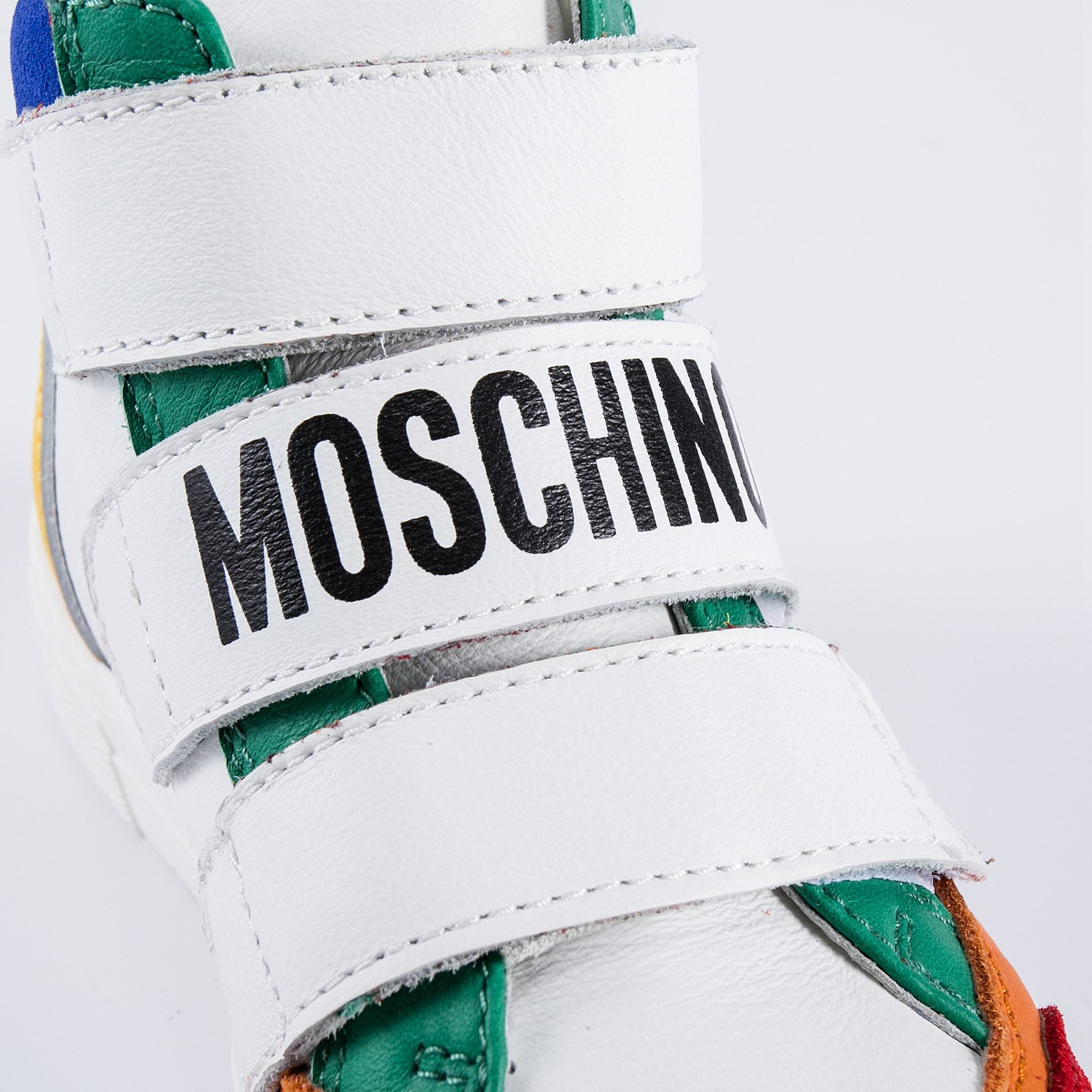 Girls Multicolor Logo Sneakers