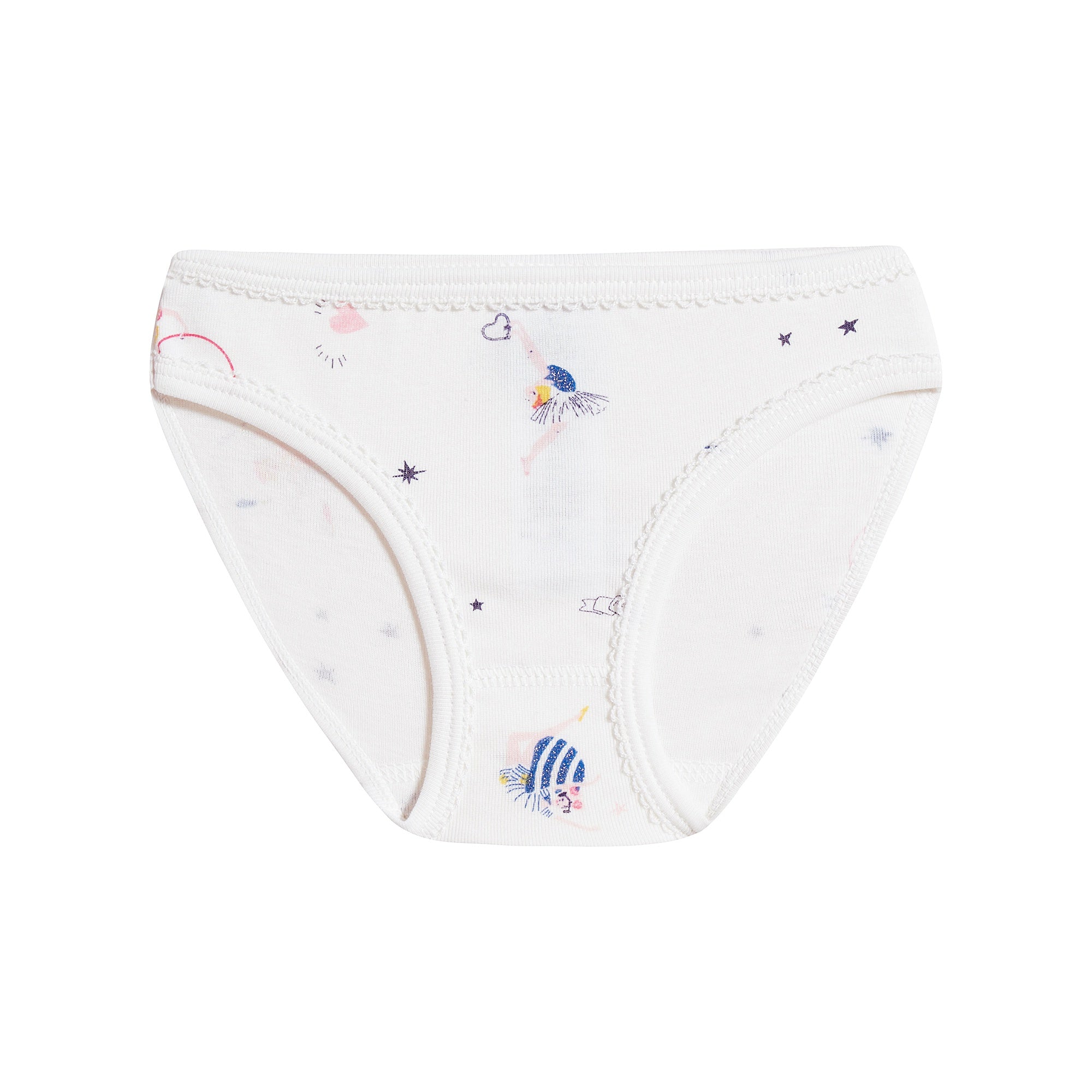 Girls Multicolor Underwears ( 5 Pieces )