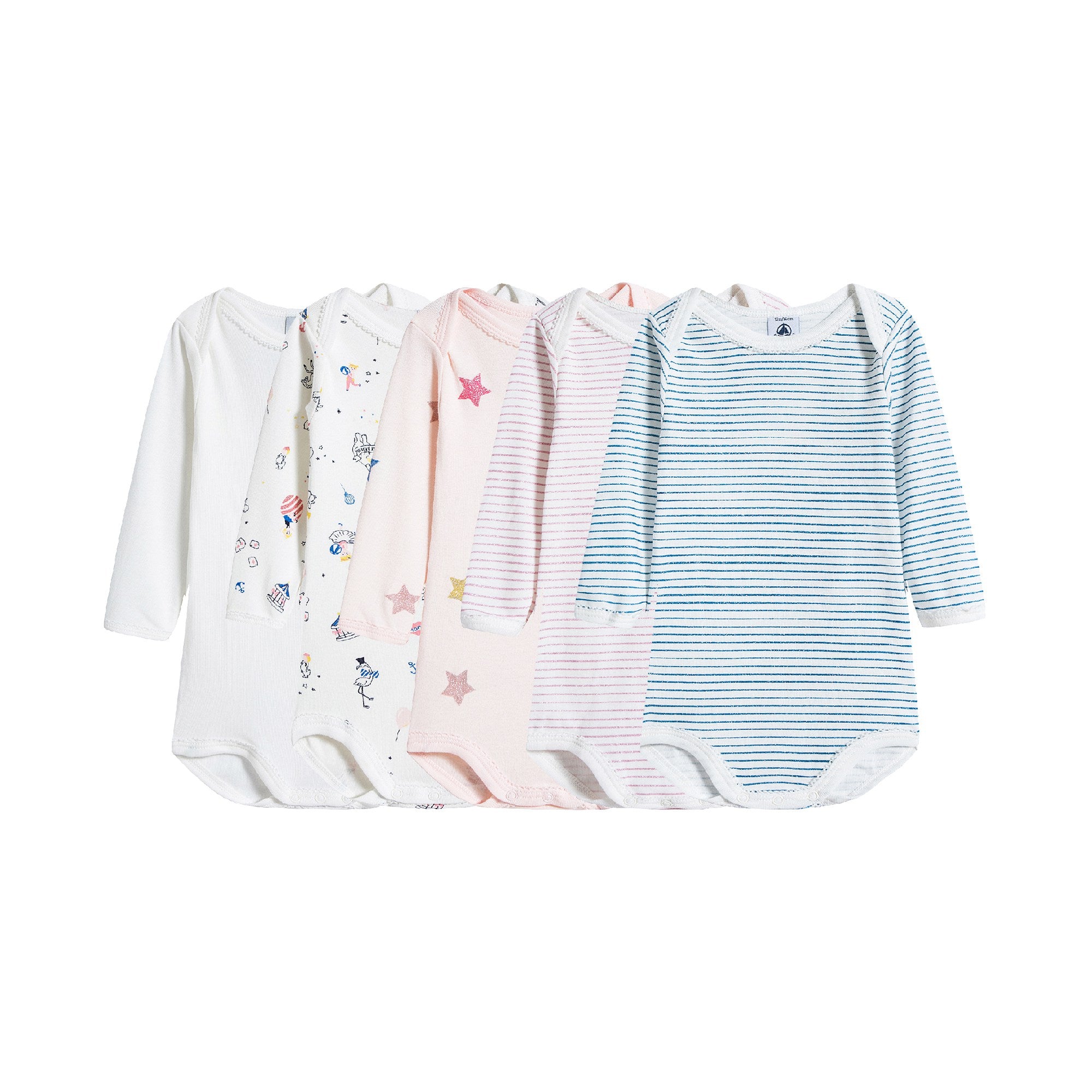 Baby Girls Multicolor Jumper Set ( 5 Pieces )