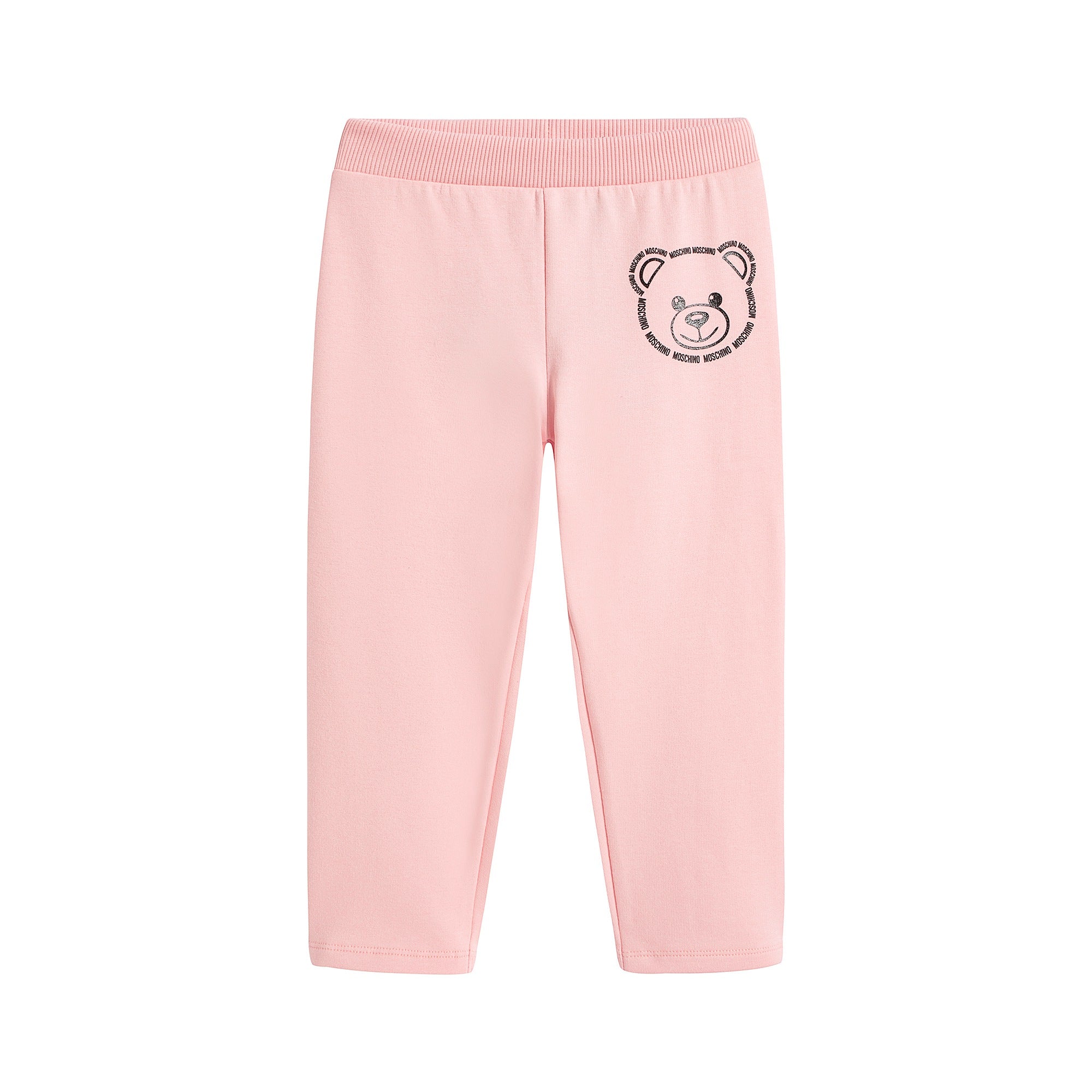 Baby Girls Pink Cotton Trousers