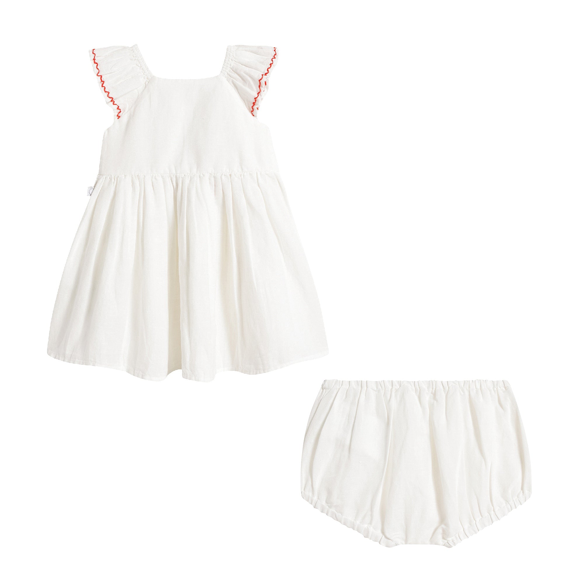 Baby Girls White Dress Set