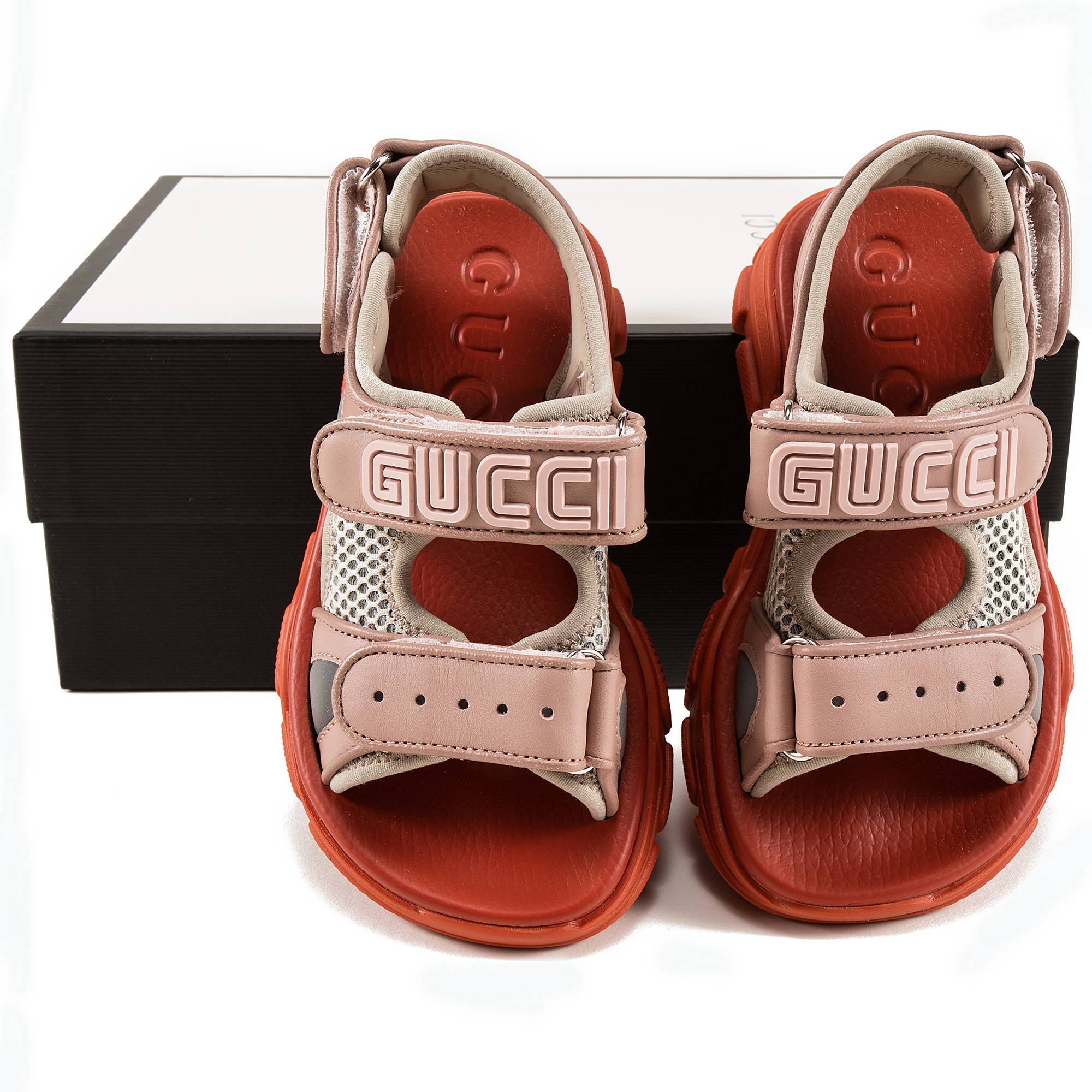 Girls Pink Logo Leather Shoes