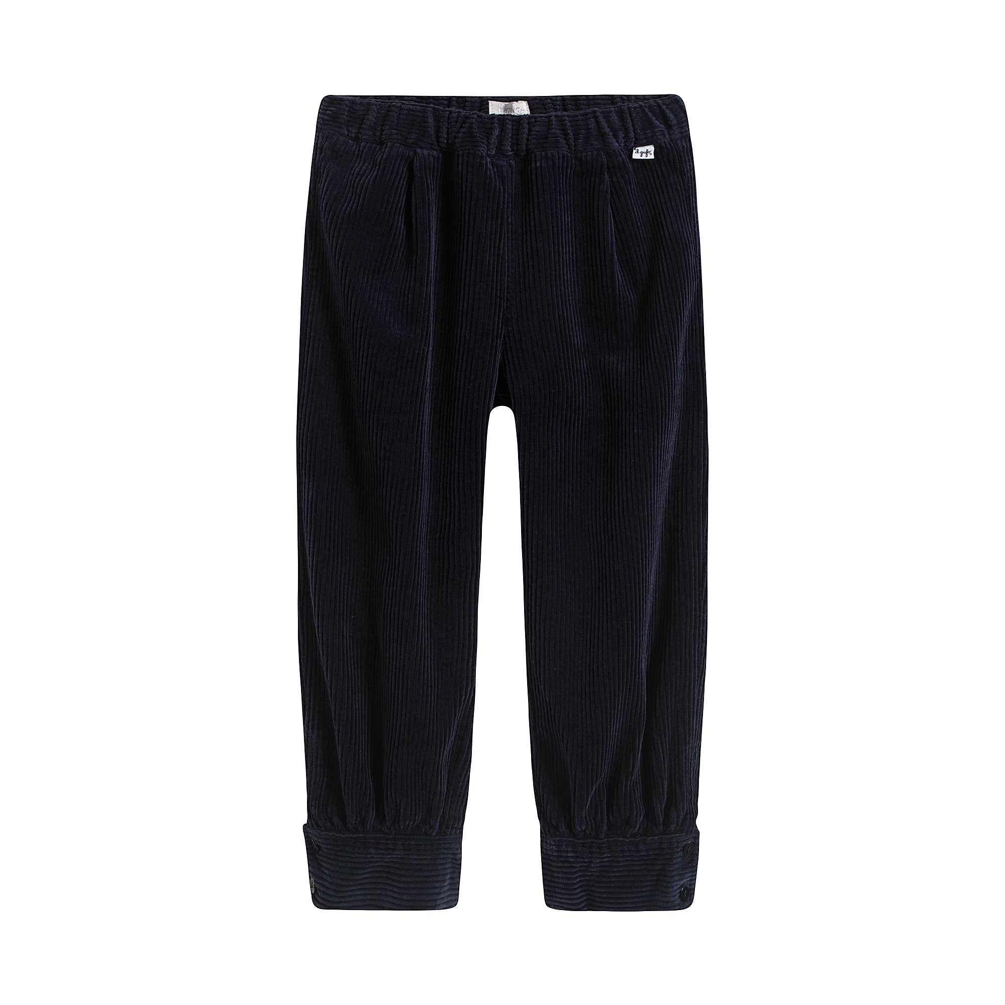 Girls Blue Velvet Trousers