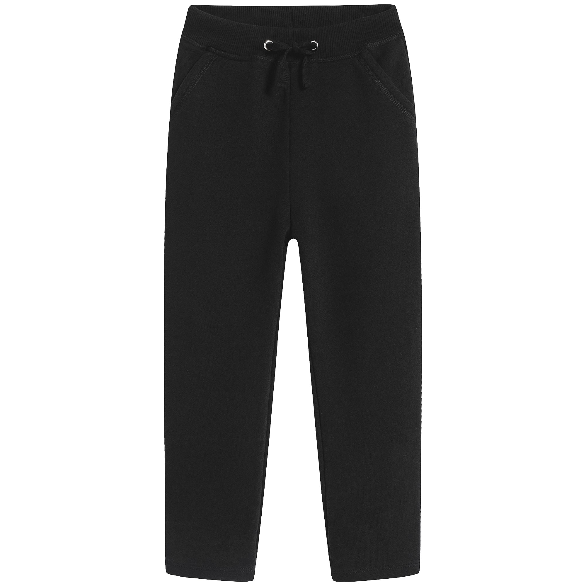 Girls Black Cotton Pants