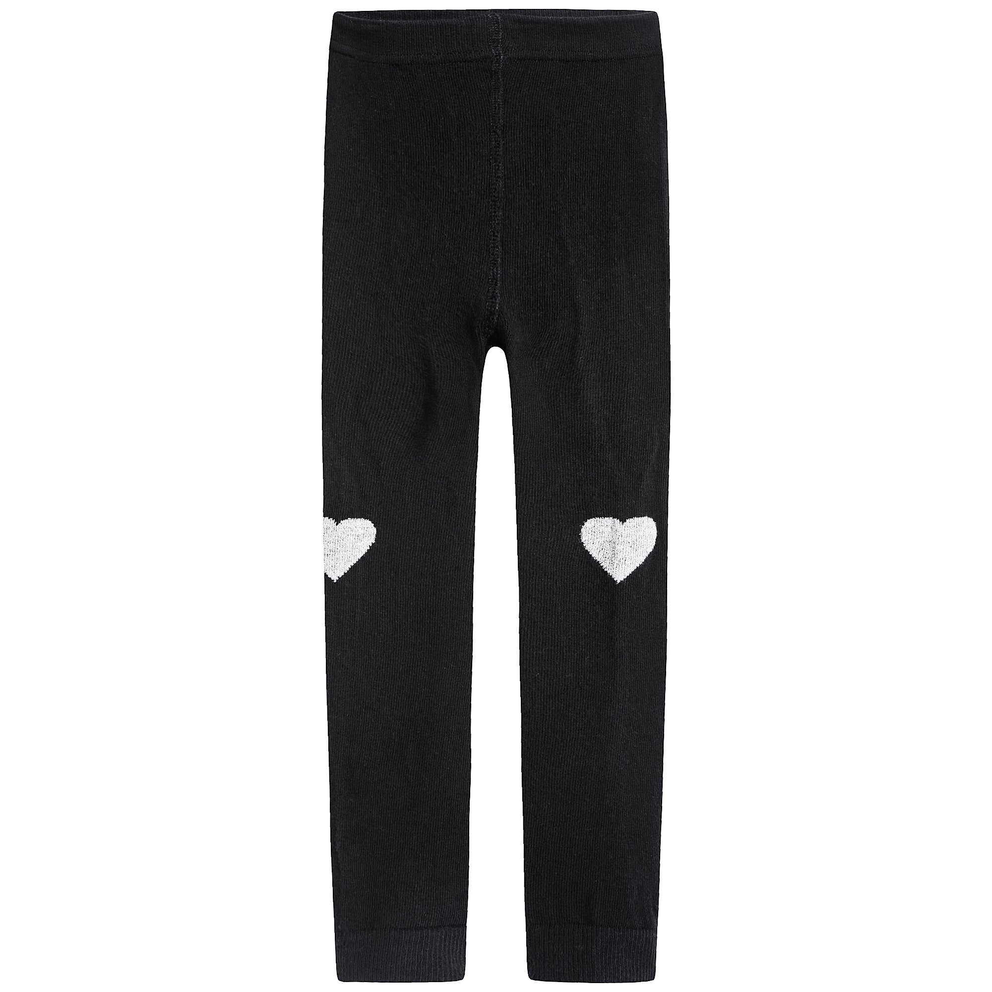 Girls Fusain Hearts Leggings