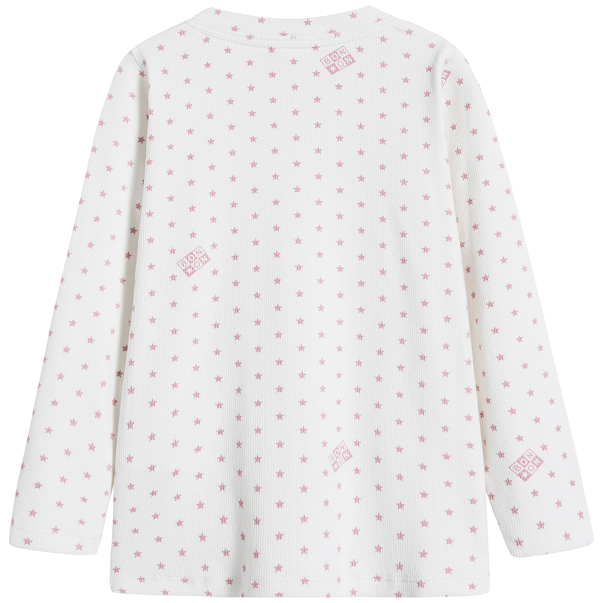 Girls White Stars Nightwear Set