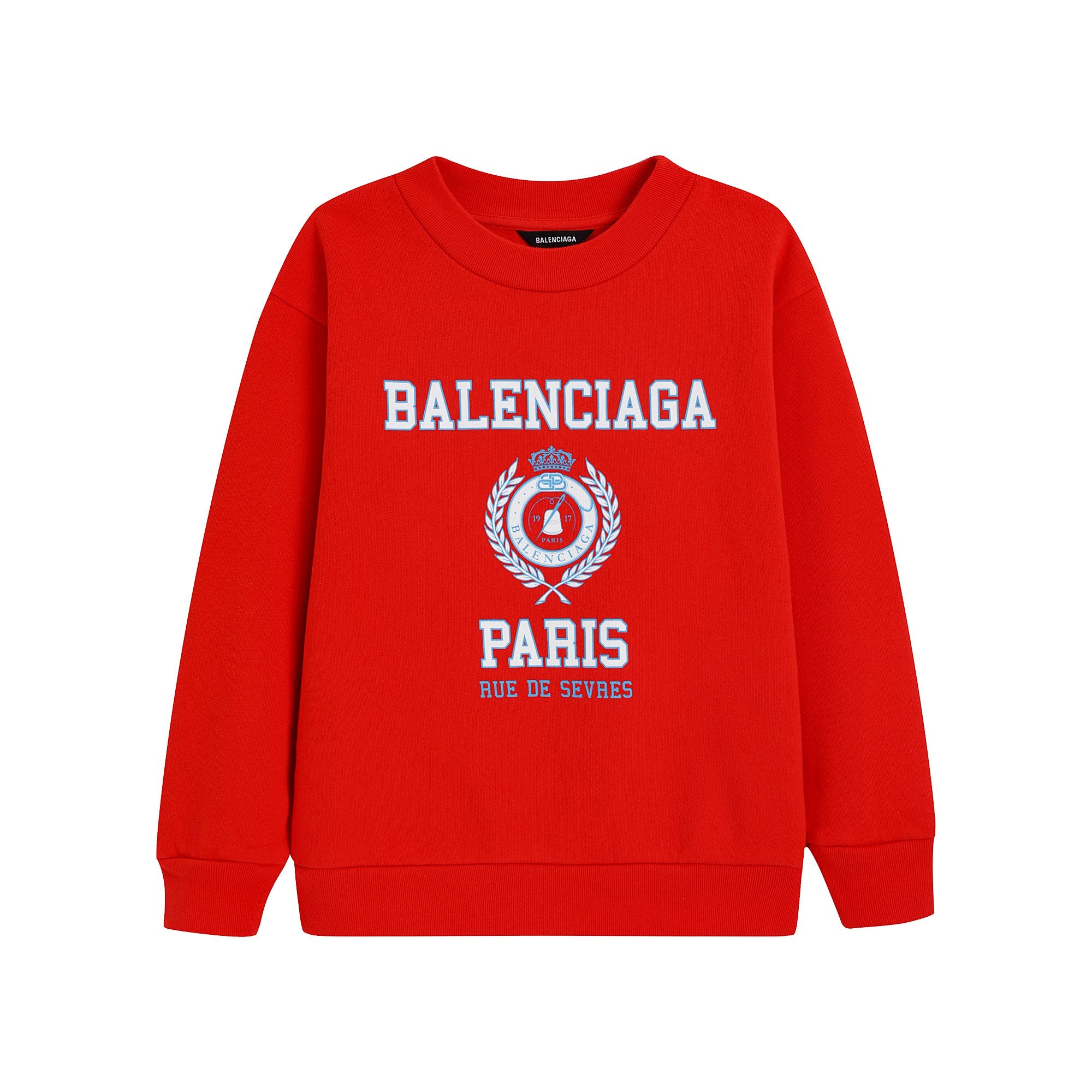Boys & Girls Red Cotton Sweatshirt