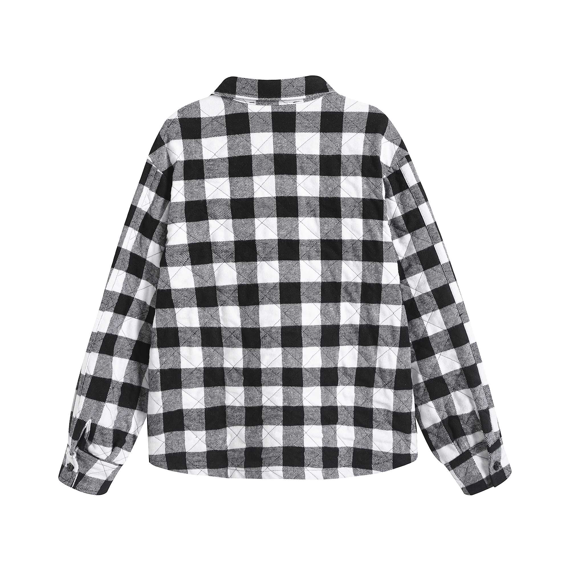 Girls Black Check Cotton Shirt