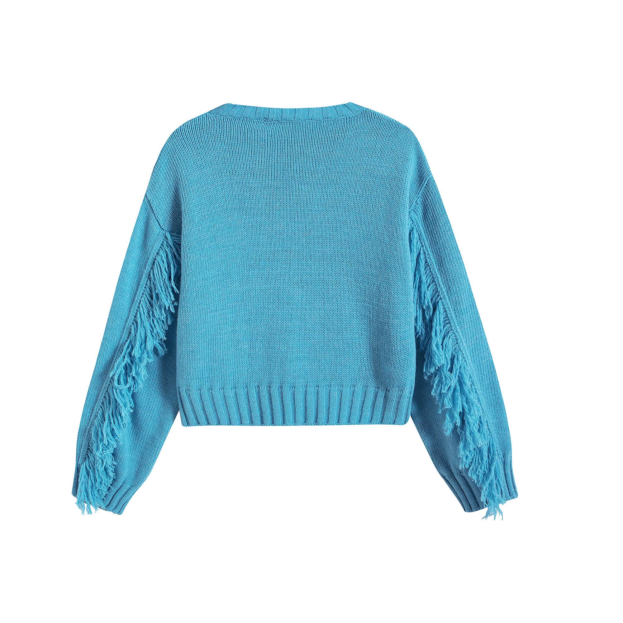 Girls Blue Logo Sweater