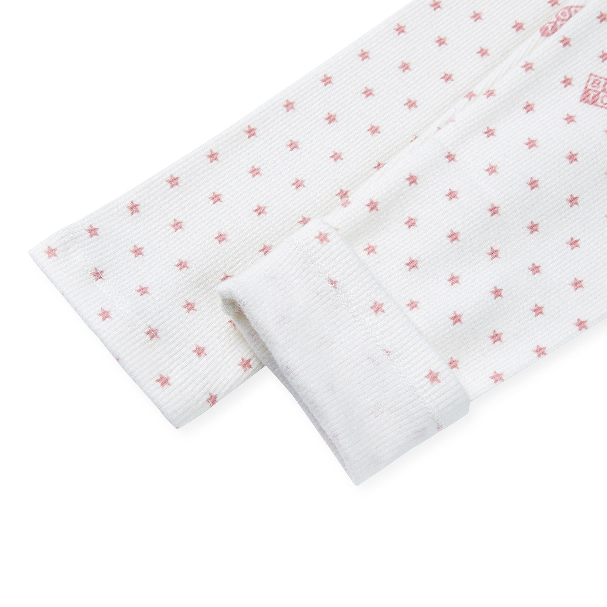Girls White Star Cotton Nightwear Set