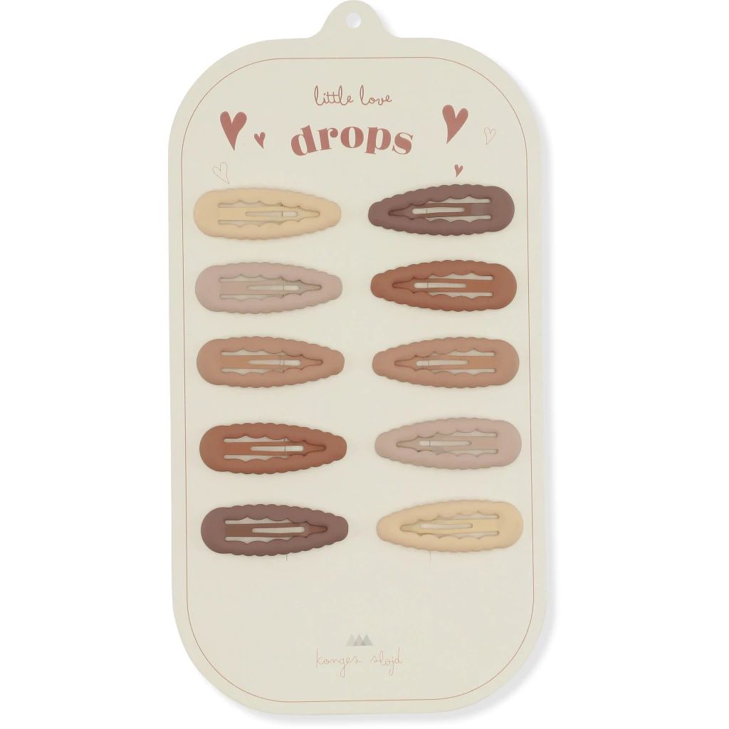 Girls Caramel Hairpin(10 Pack)
