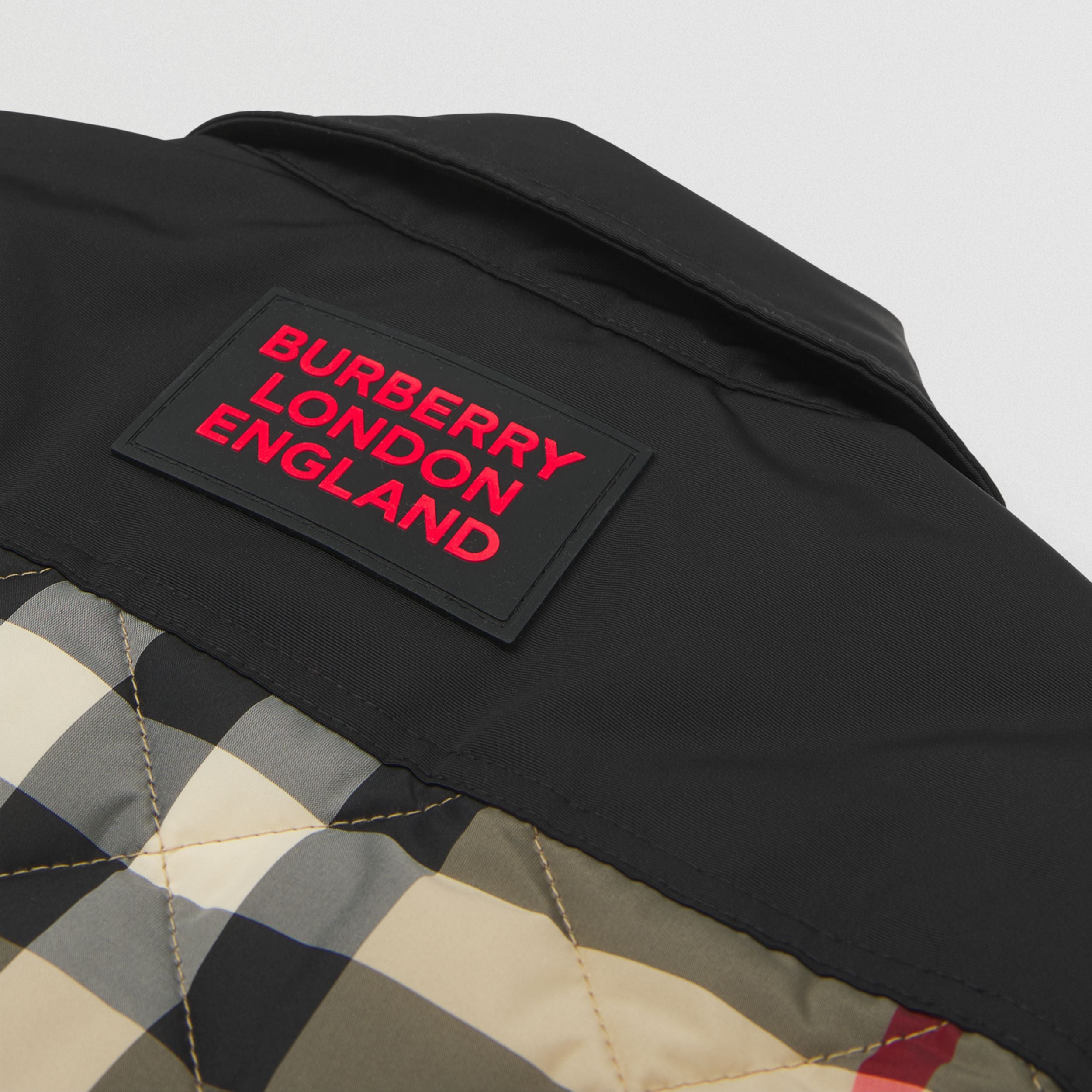 Boys & Girls Beige Check Padded Jacket