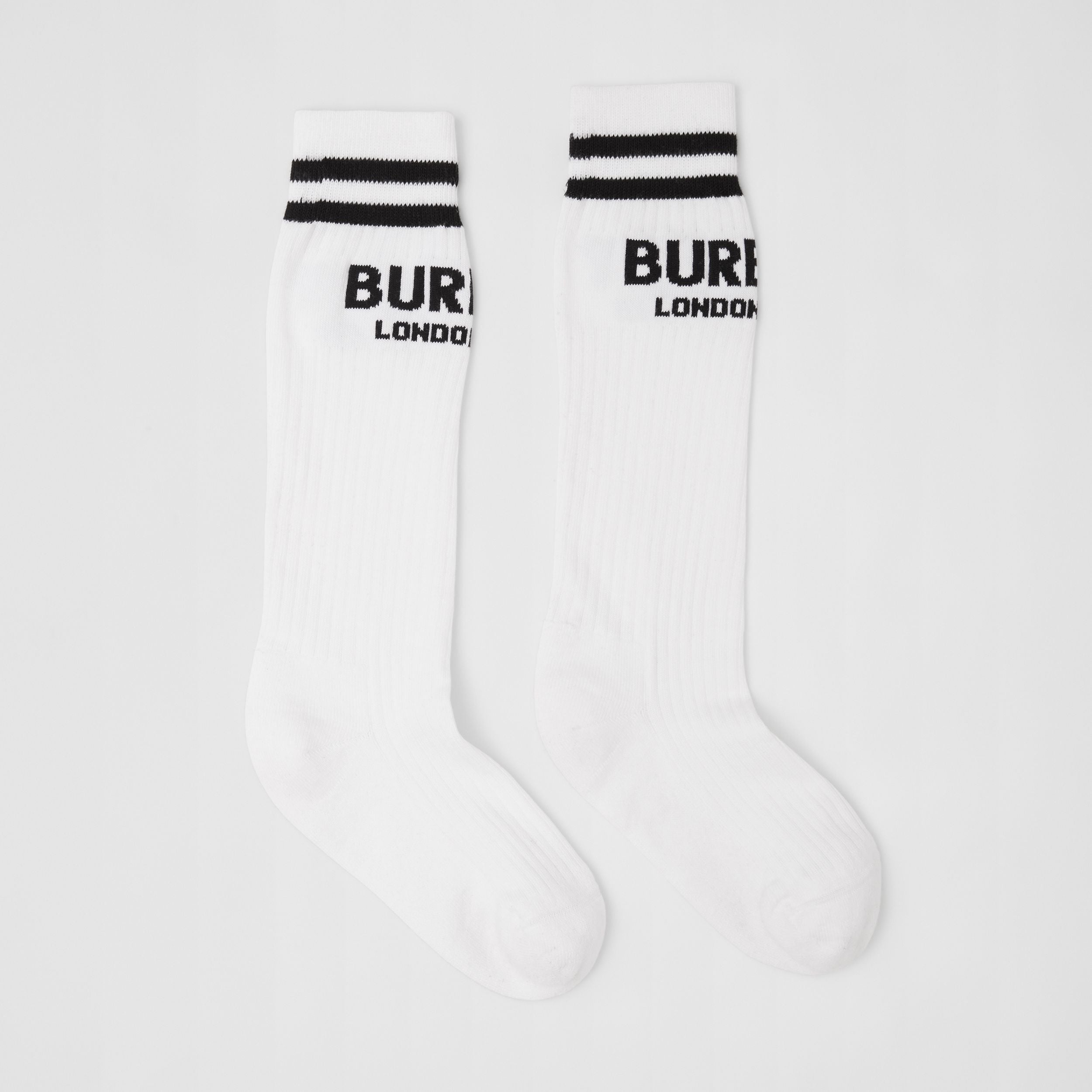 Boys & Girls Black Cotton Sock Set (2 Pack)