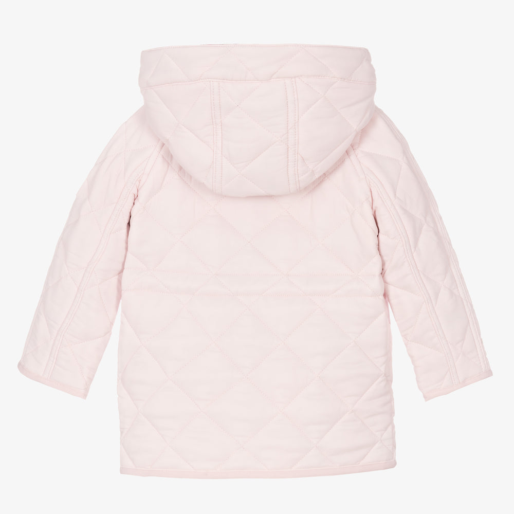 Baby Girls Pink Padded Coat