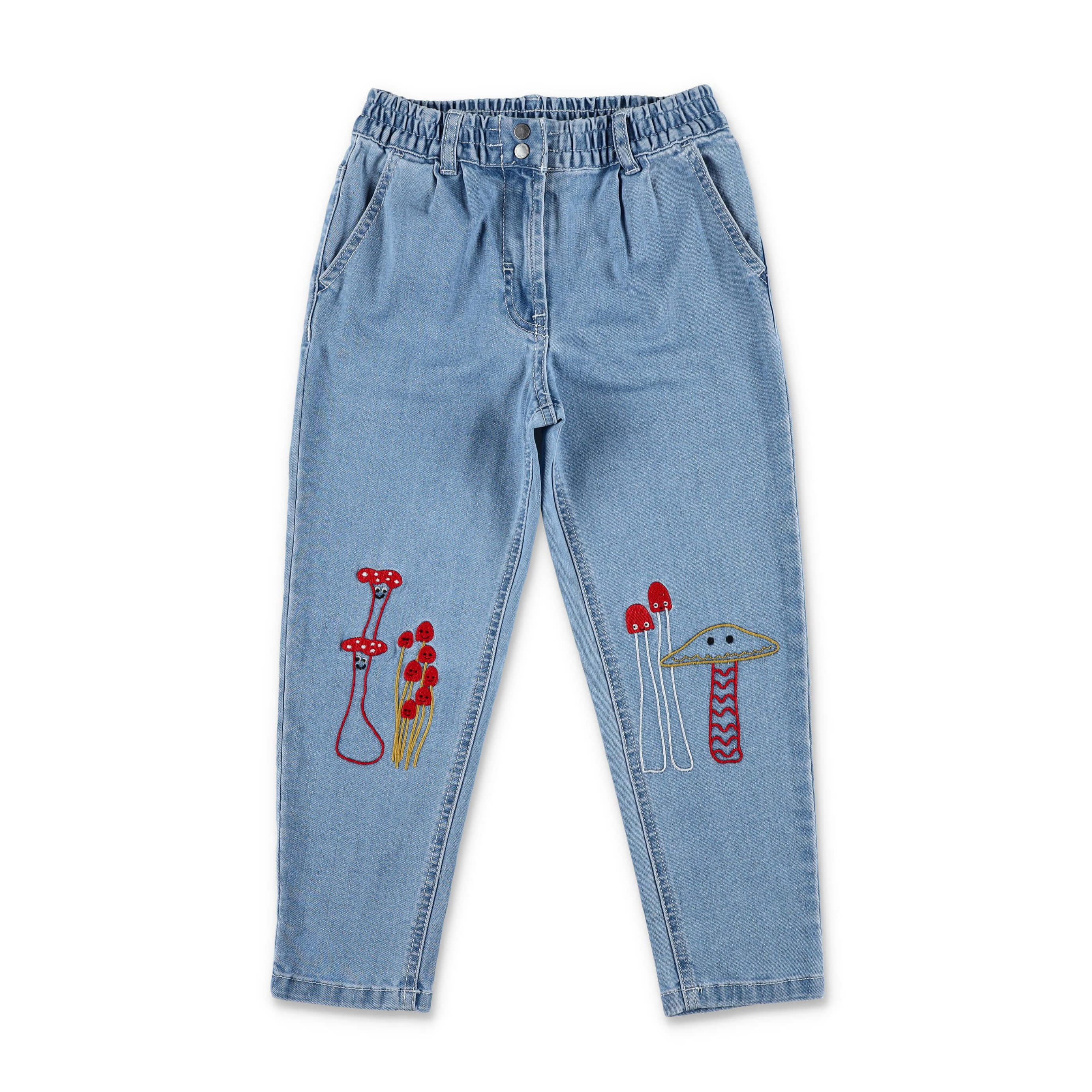 Girls Blue Denim Trousers