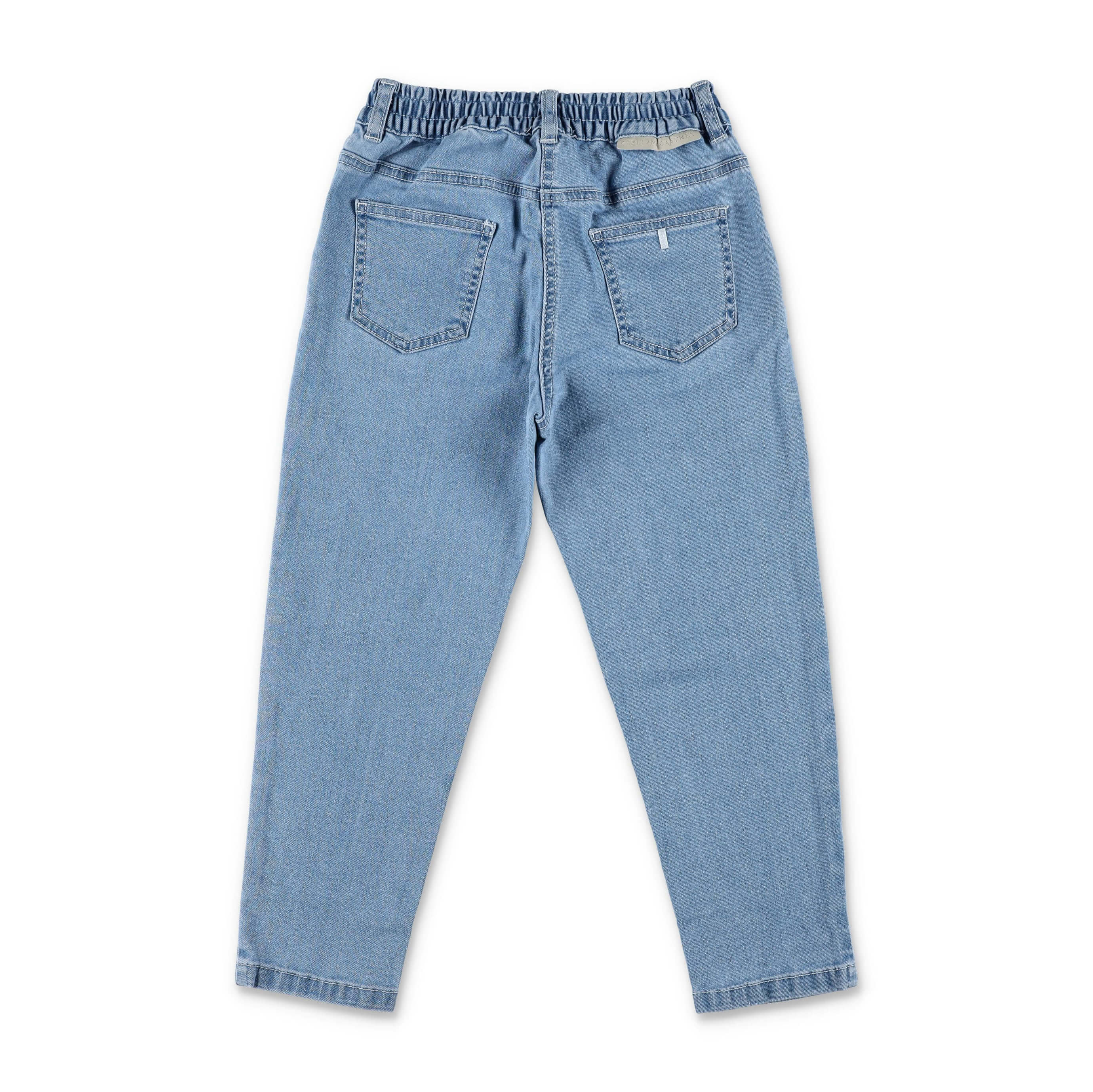 Girls Blue Denim Trousers