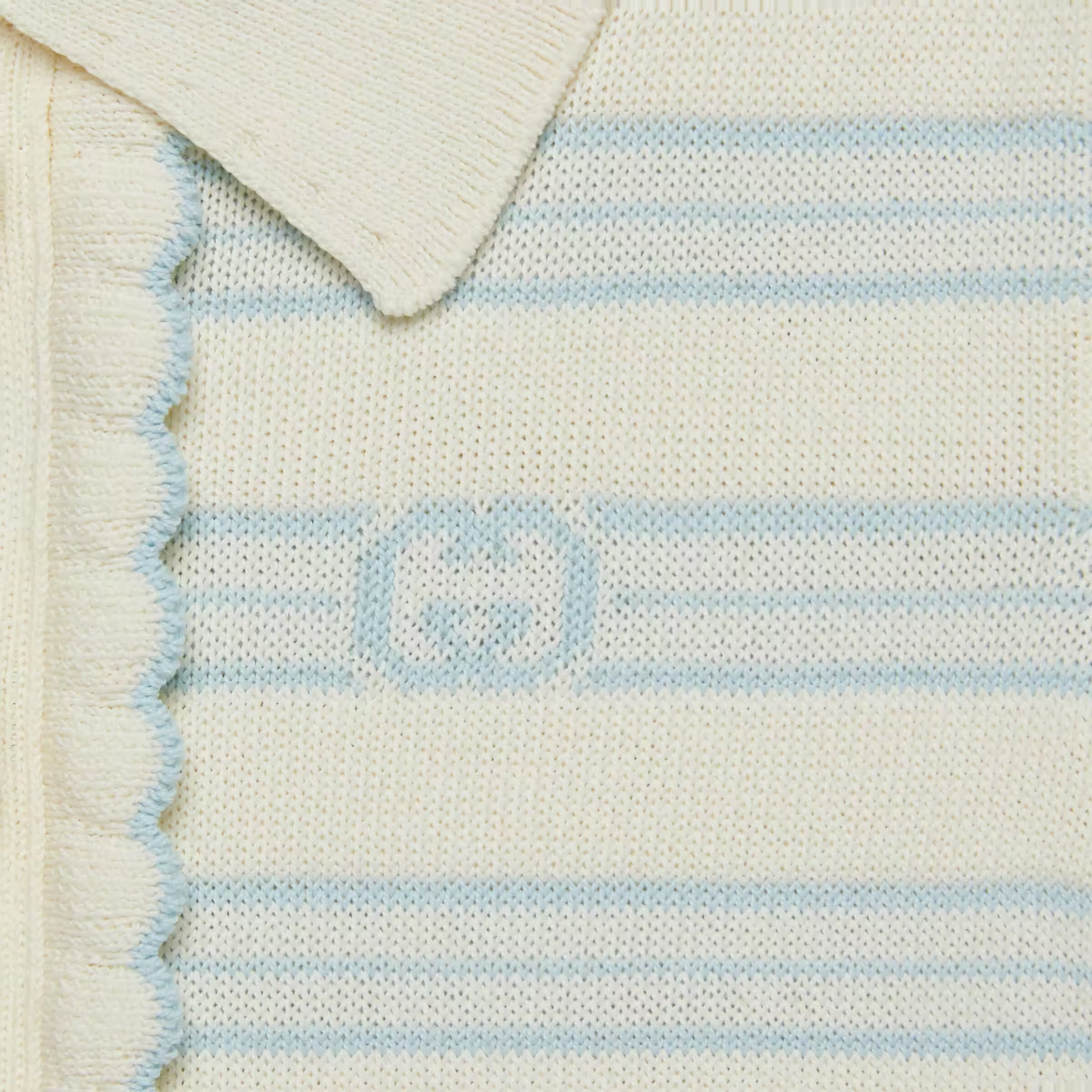 Baby Girls White Stripes Knit Dress