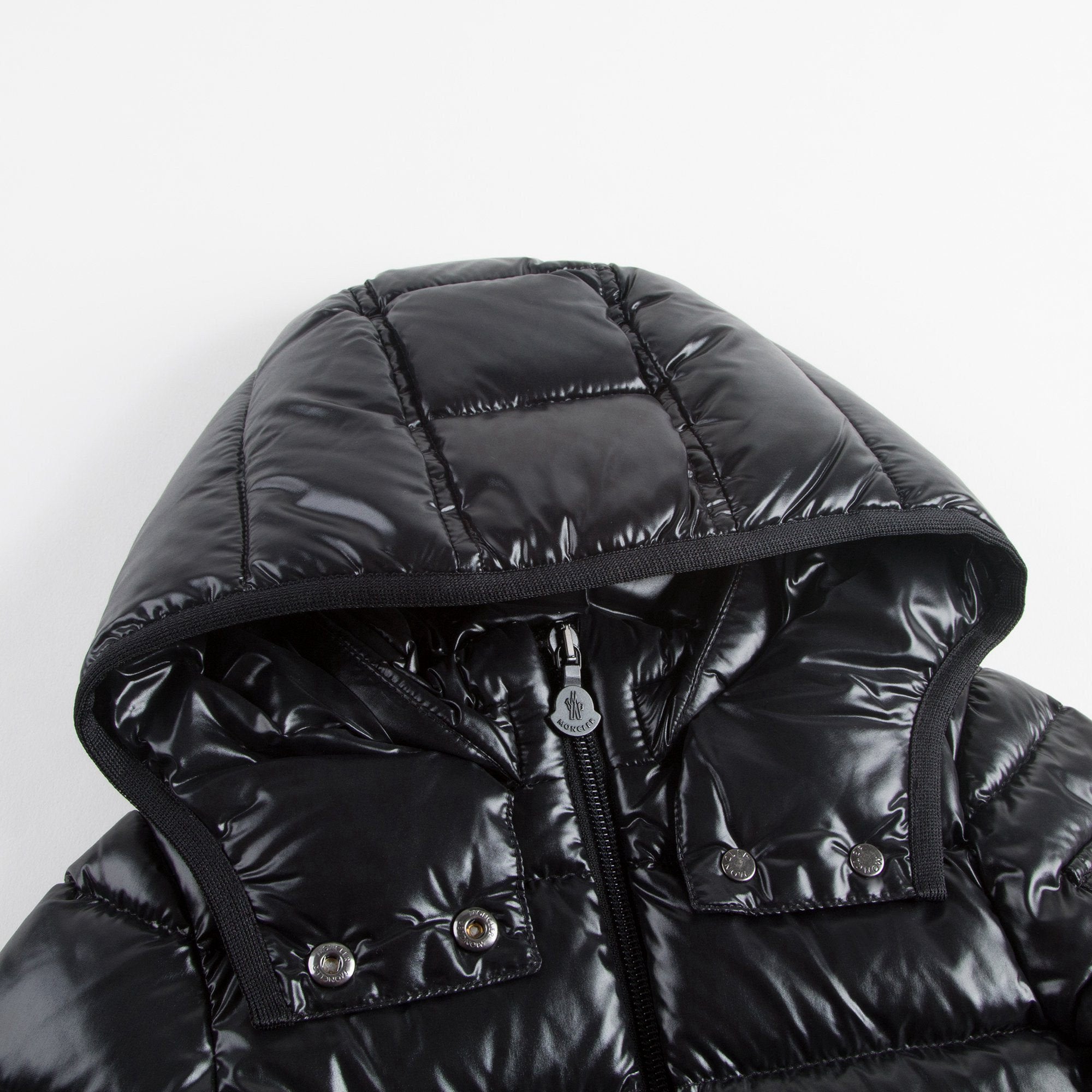 Girls Black "BADY" Padded Down Jacket