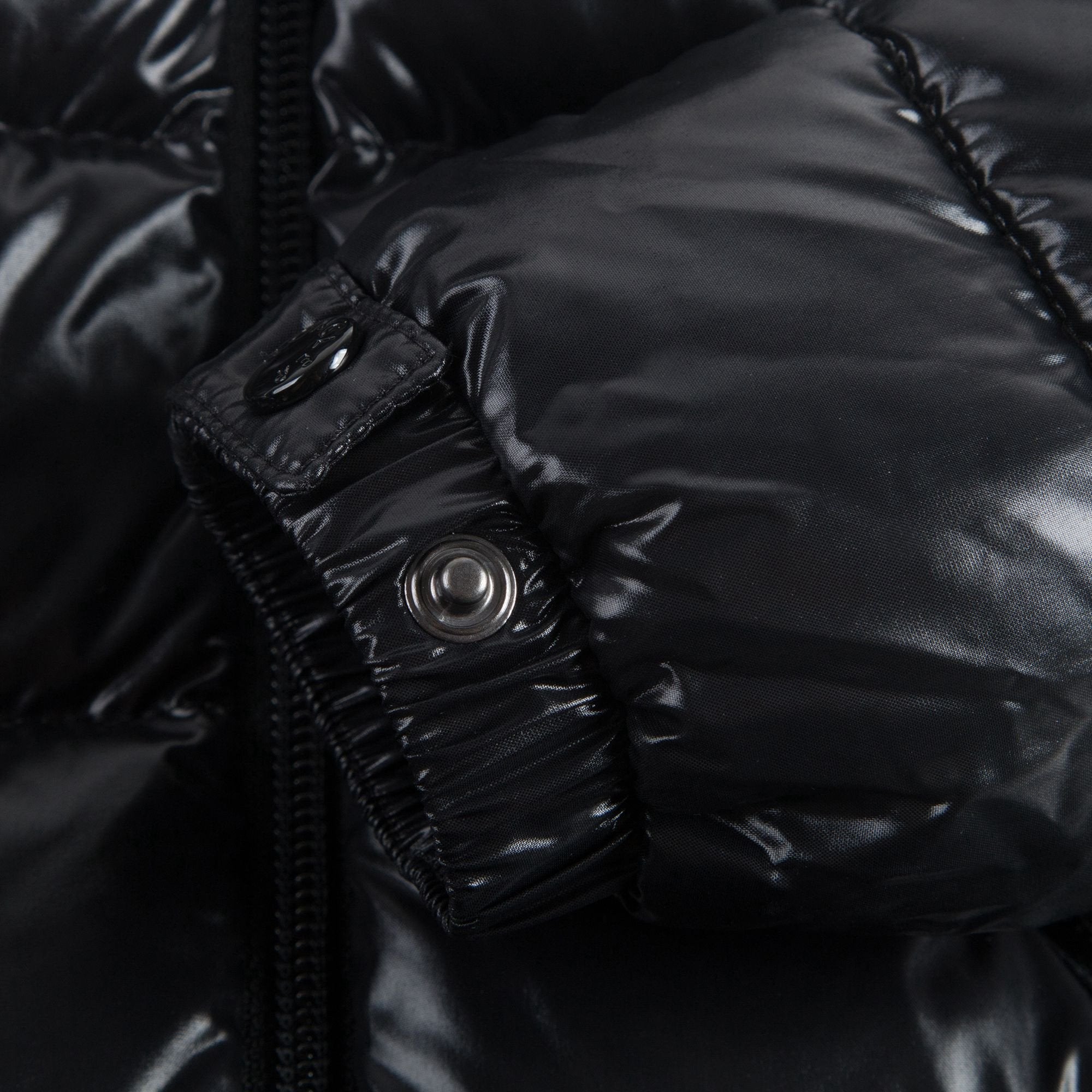 Girls Black "BADY" Padded Down Jacket