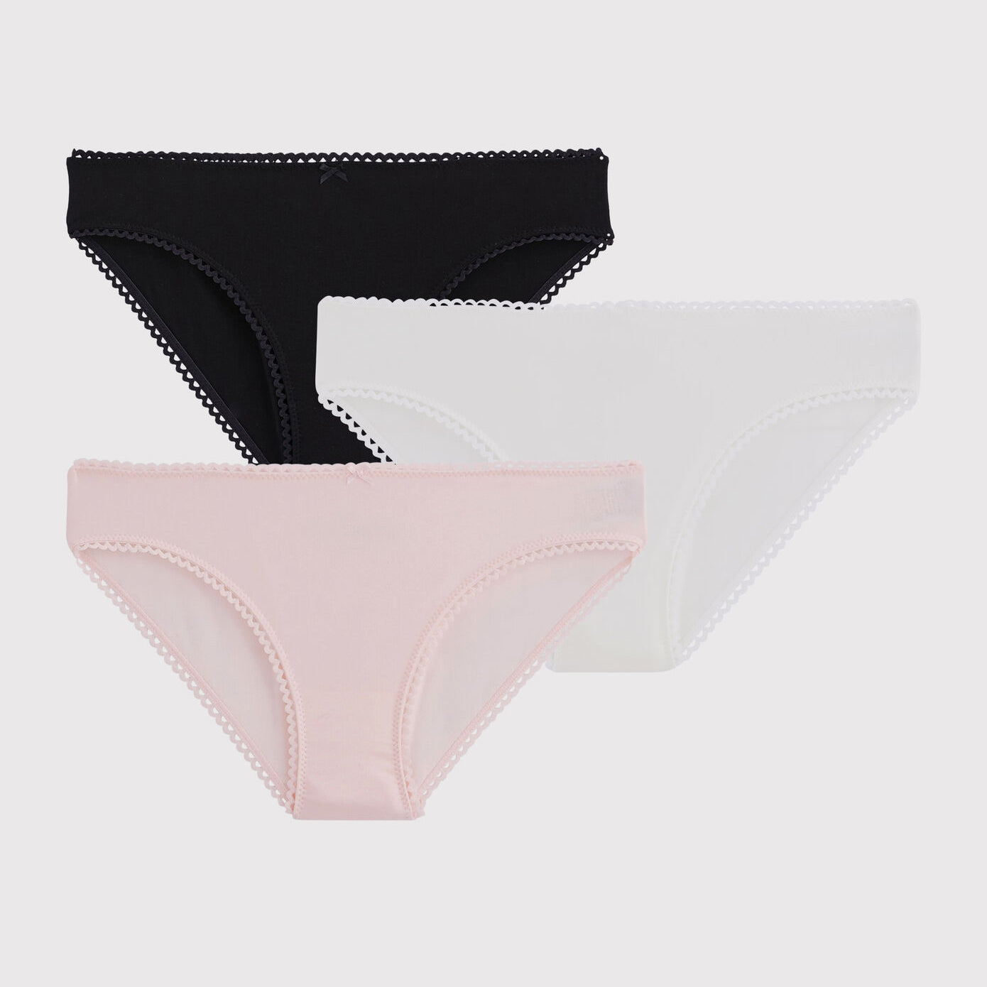 Girls Multicolor Cotton Underwear Set(3 Pack)