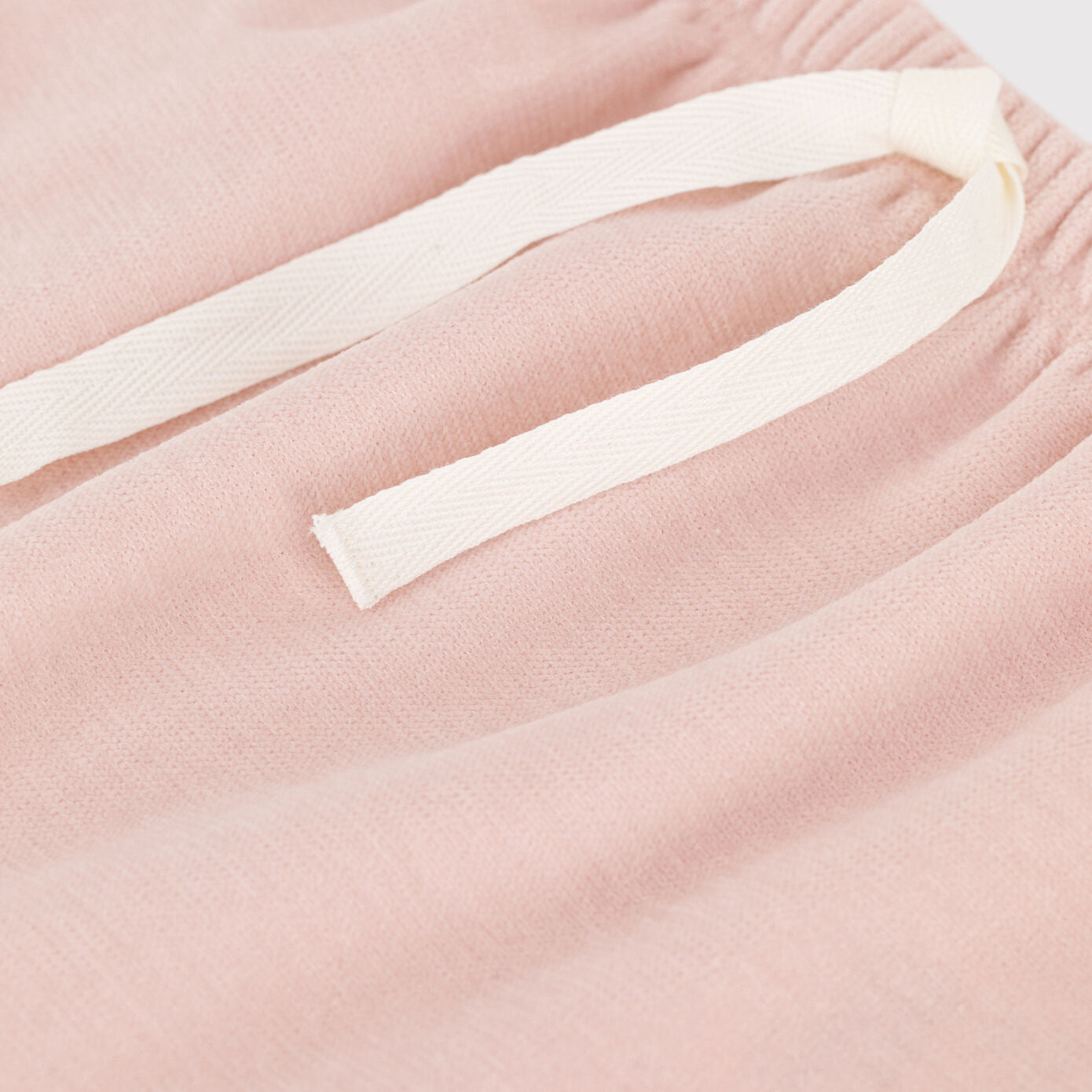 Baby Girls Pink Cotton Trousers