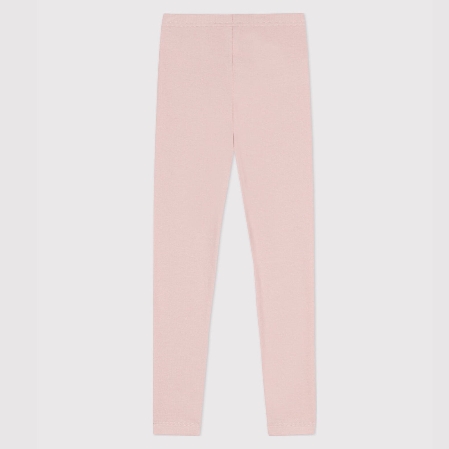 Girls Pink Logo Cotton Leggings