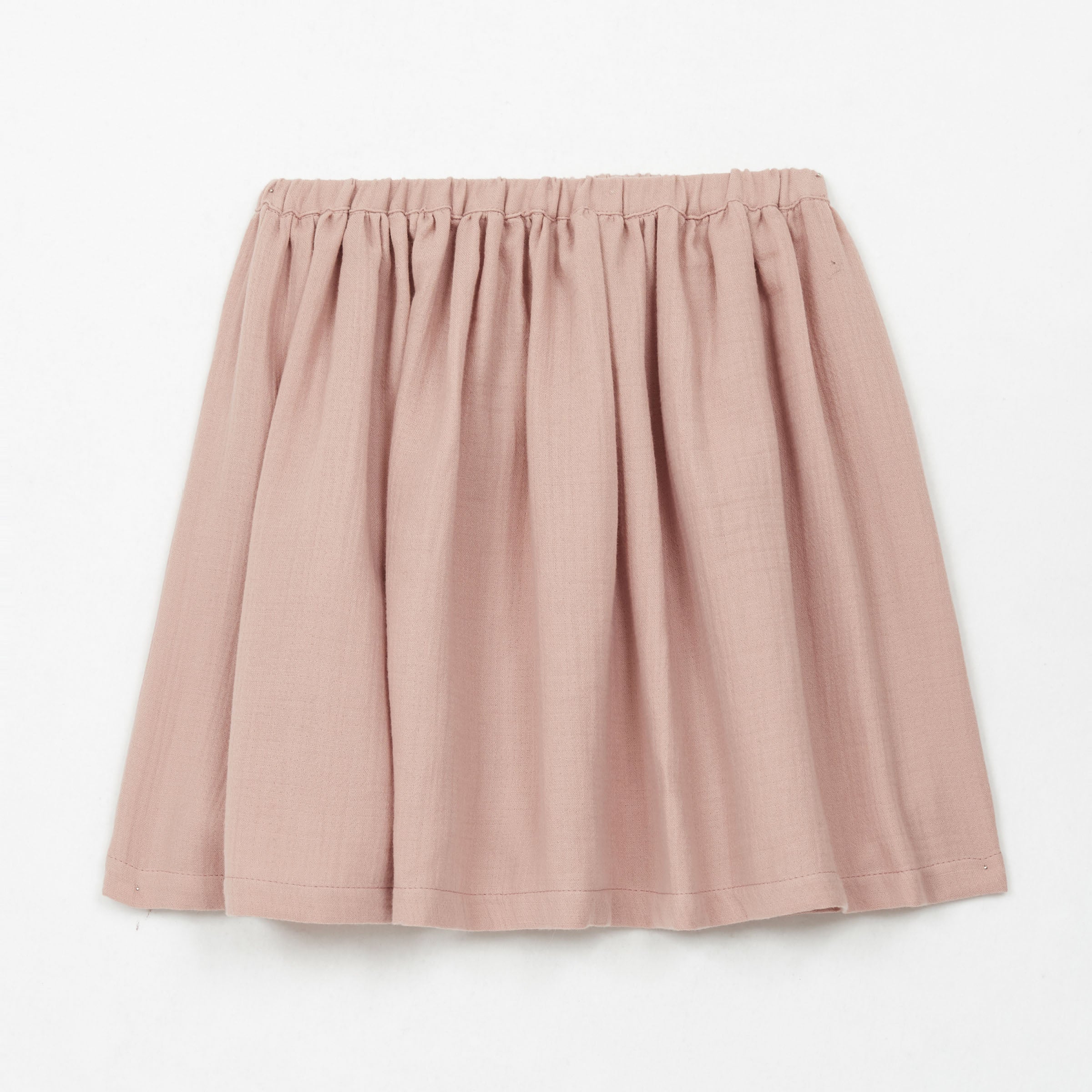 Girls Pink Cotton Skirt