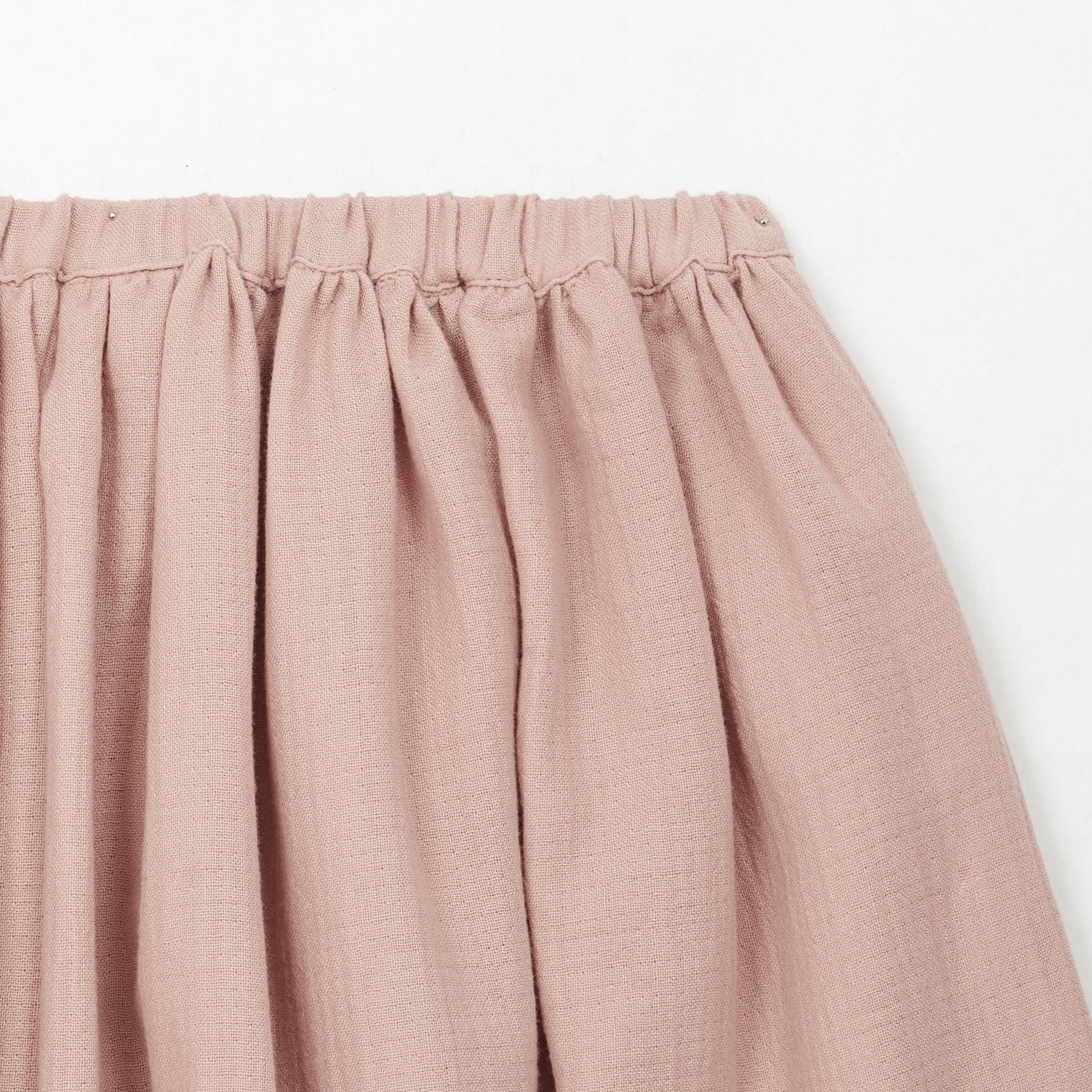 Girls Pink Cotton Skirt