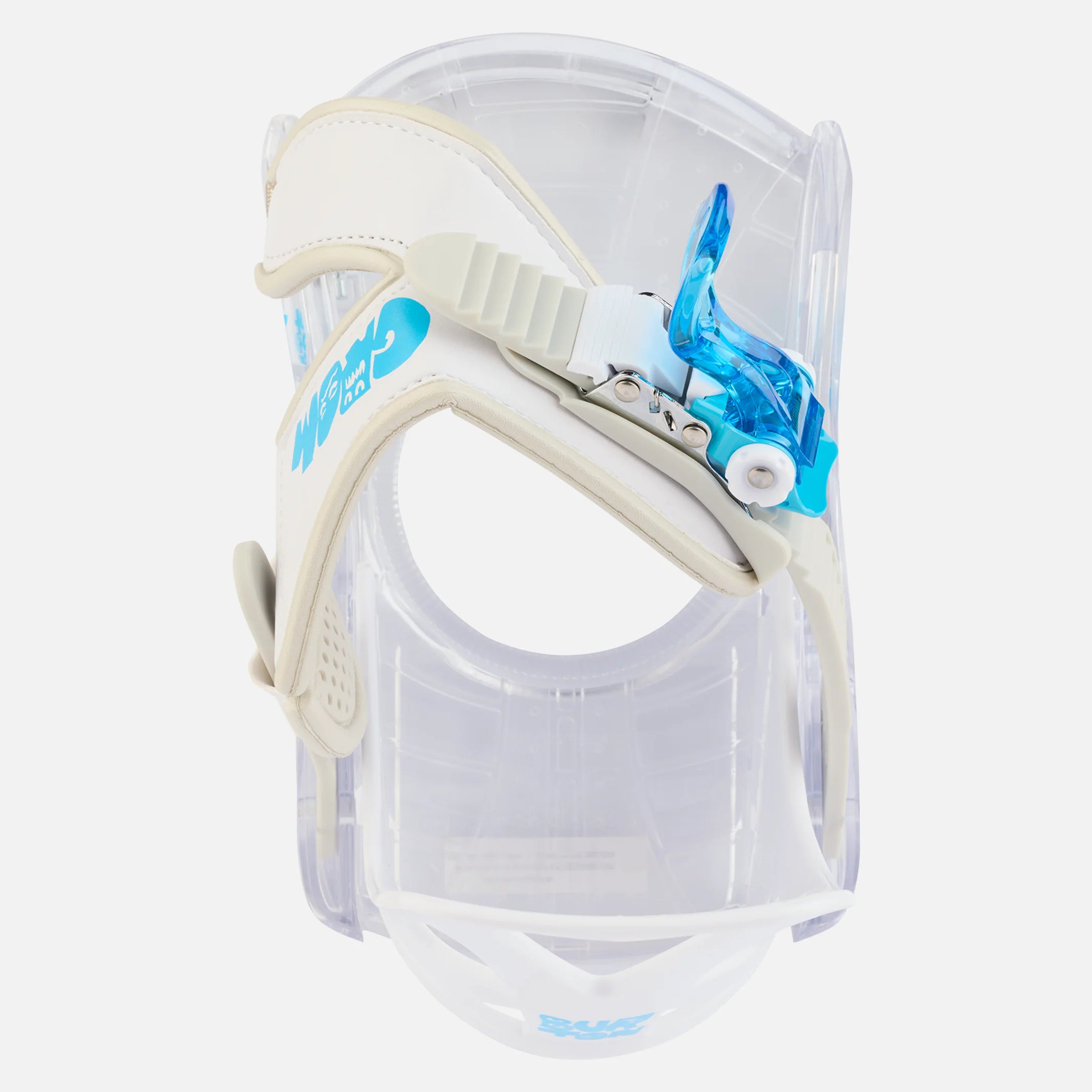 Boys & Girls White "RE:FLEX" Snowboard Bindings