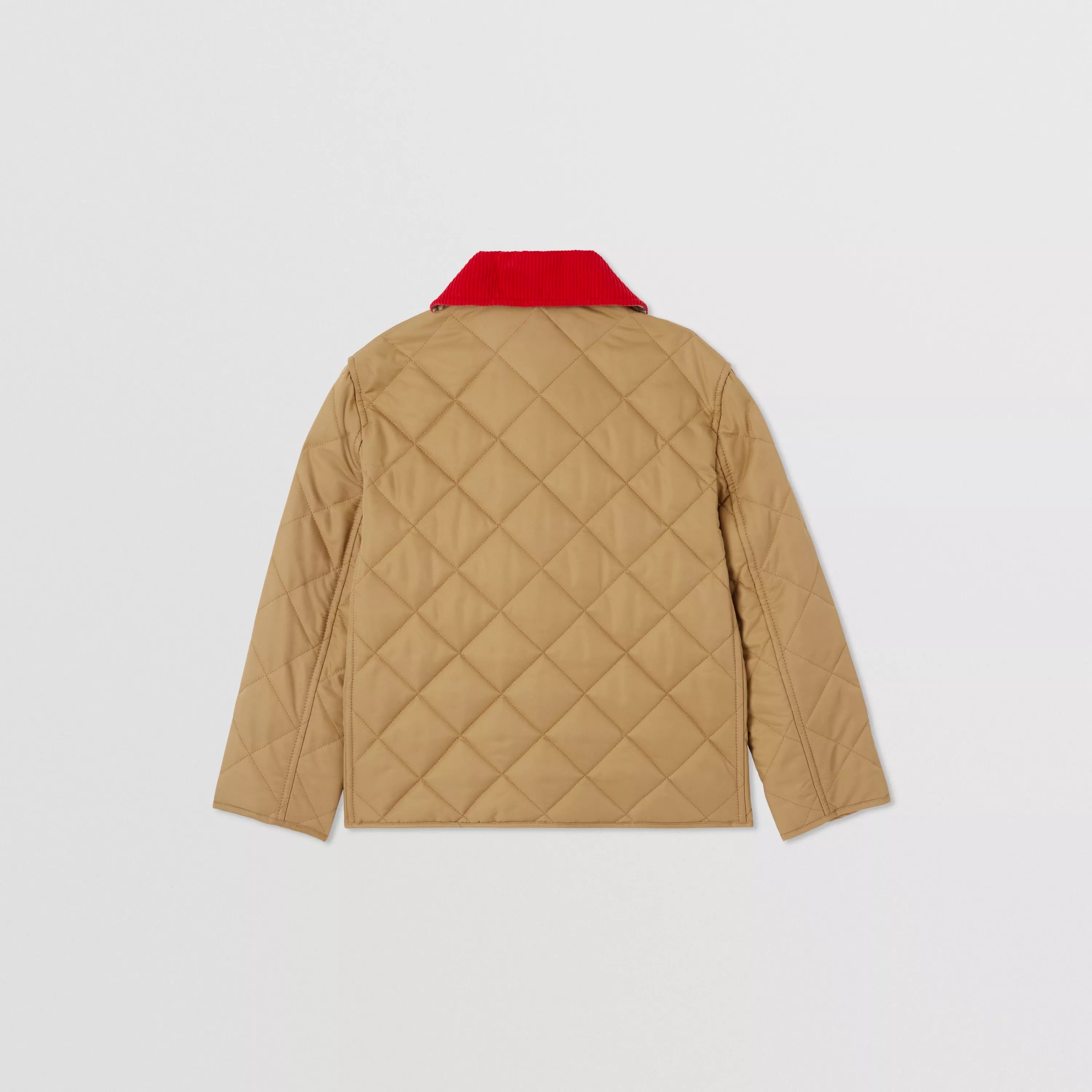 Girls Beige Padded Jacket