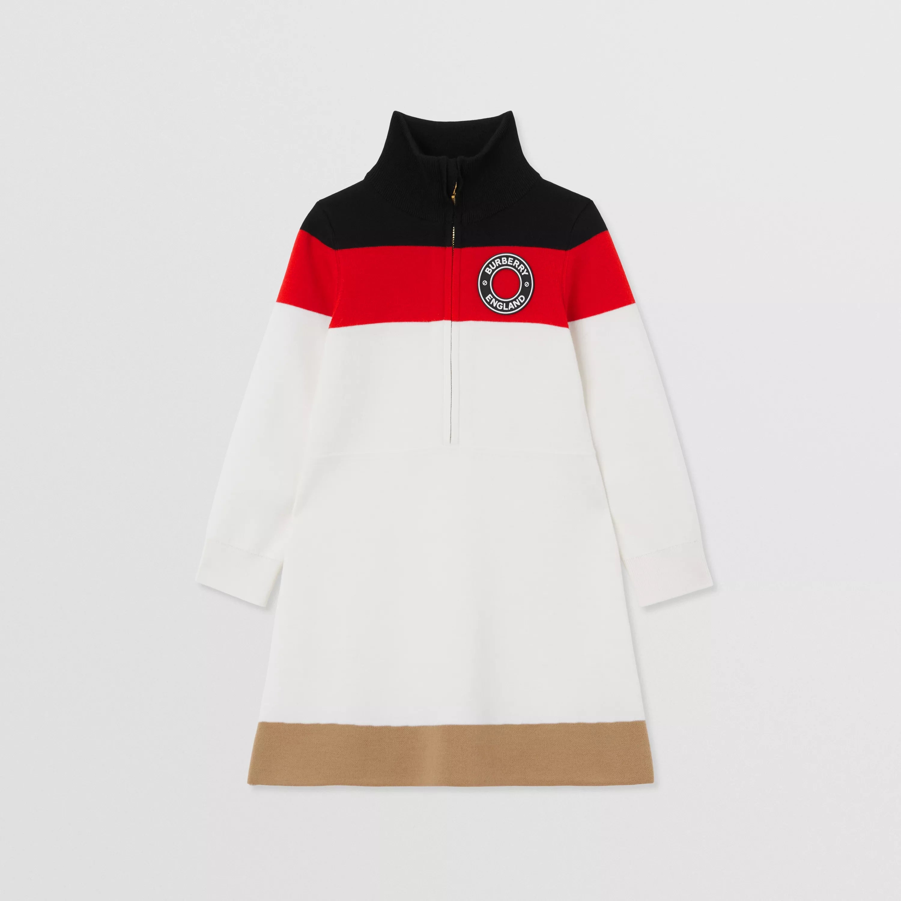 Girls White Wool Dress