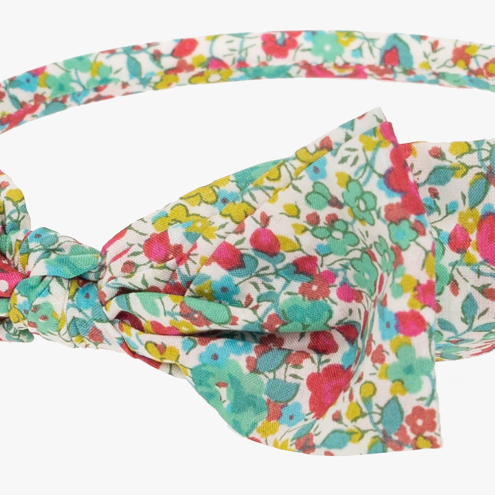 Girls Red Floral Headband
