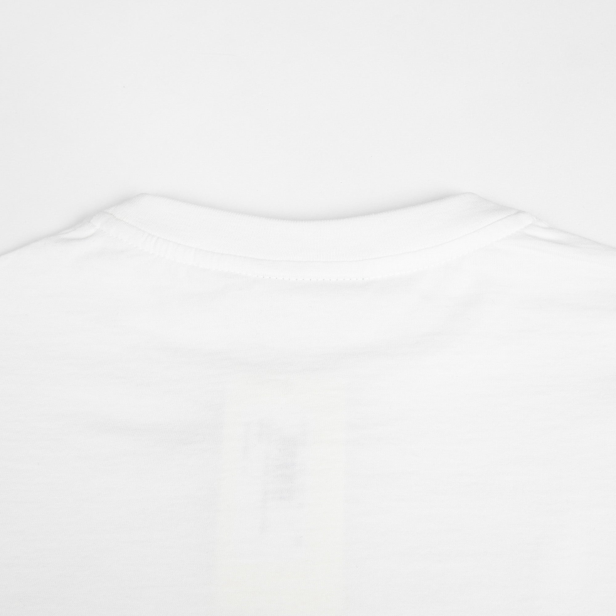 Boys & Girls White Logo Cotton T-Shirt