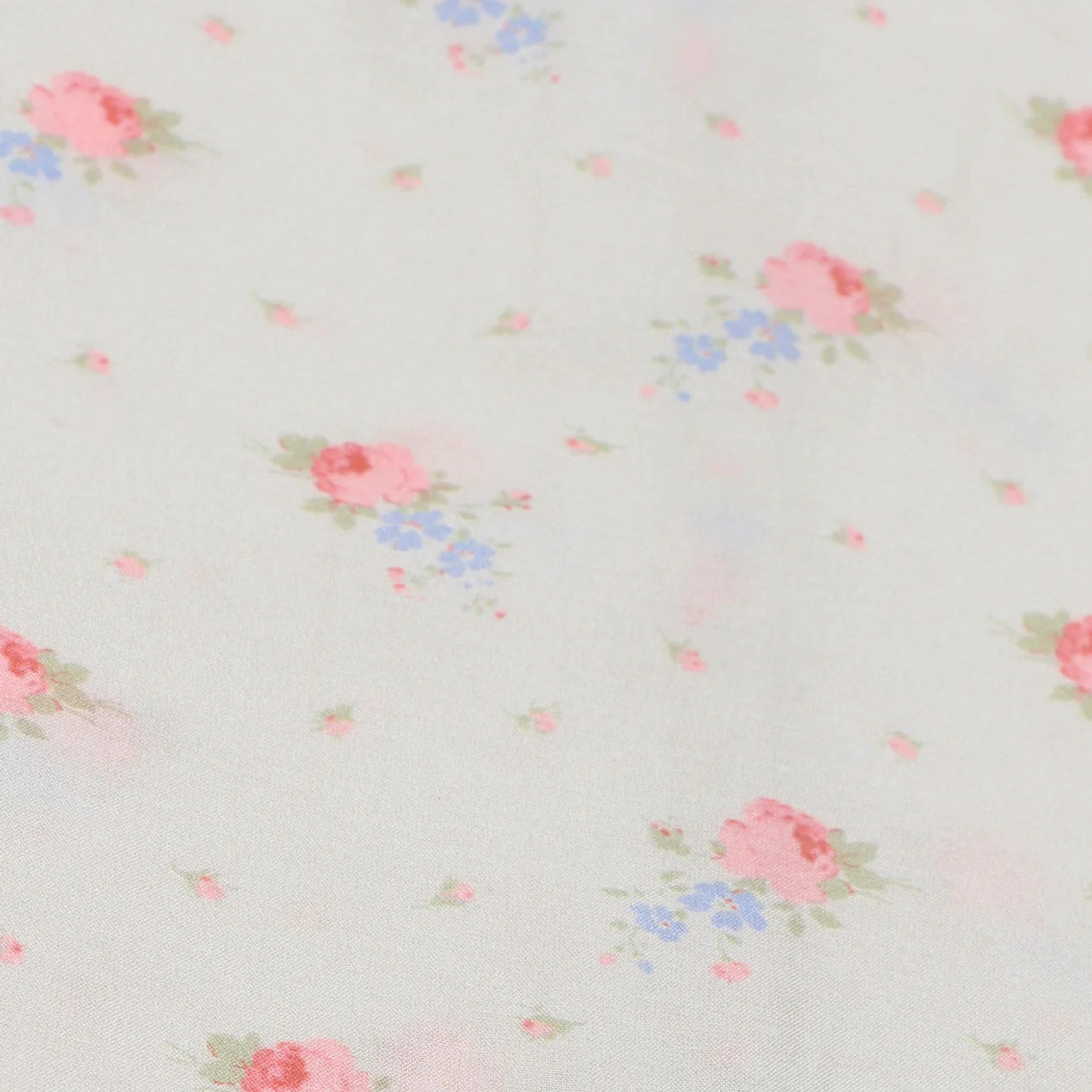 Girls Pink Flower Cotton Skirt