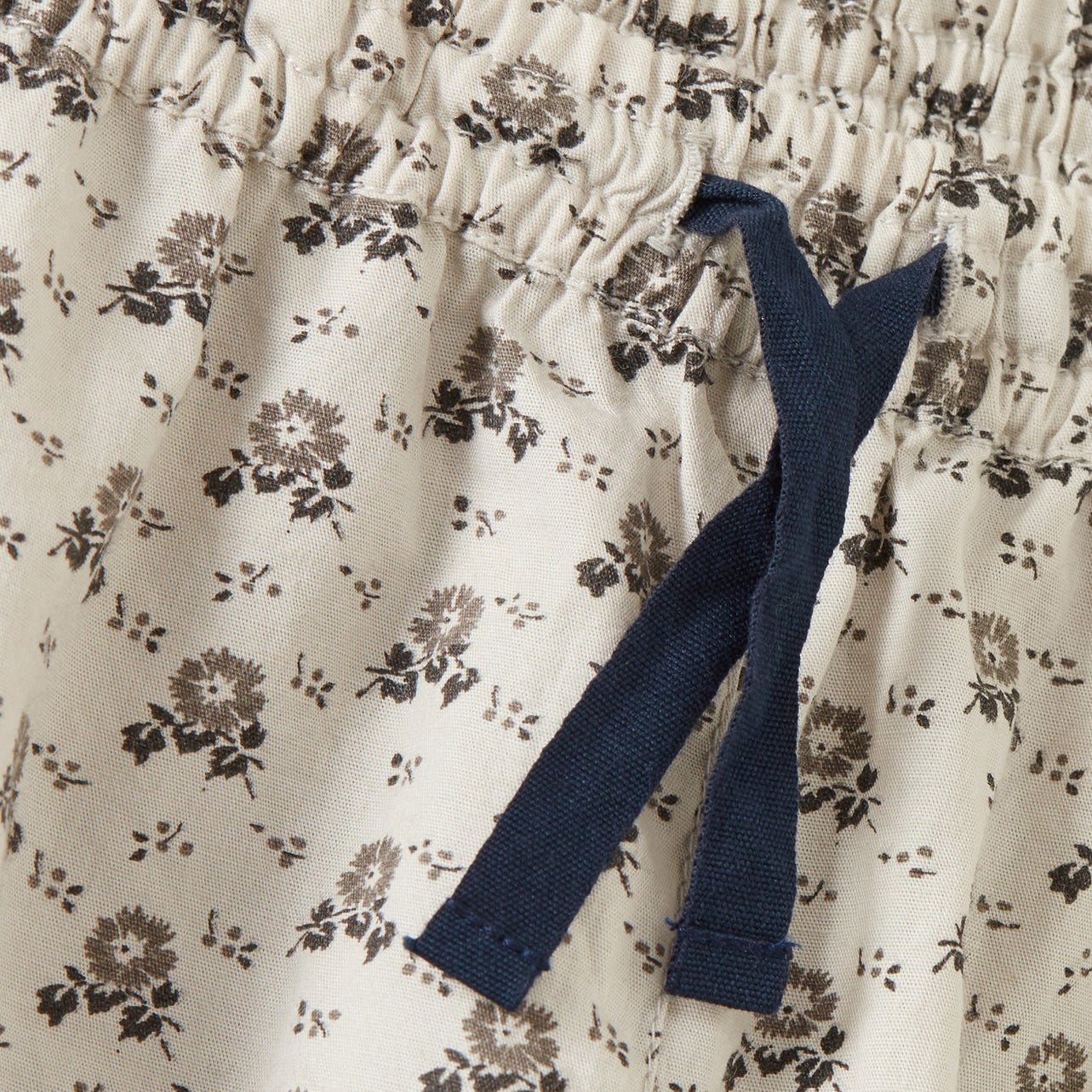Boys & Girls White Floral Cotton Trousers