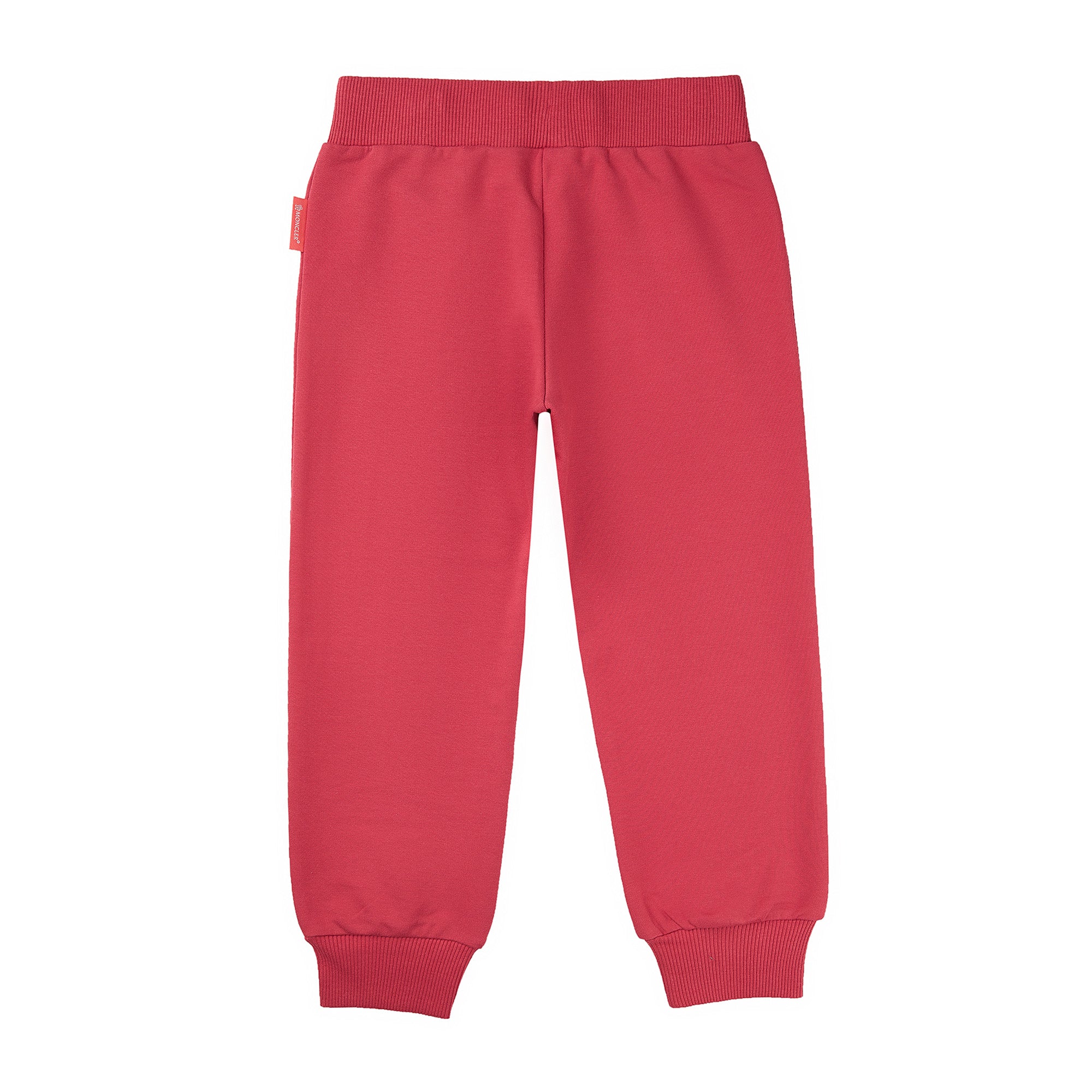 Girls Red Cotton Tracksuit