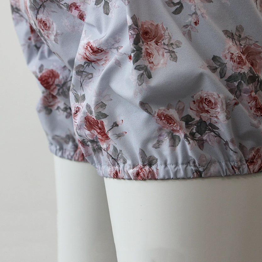 Girls Blue Floral Ballet Trousers