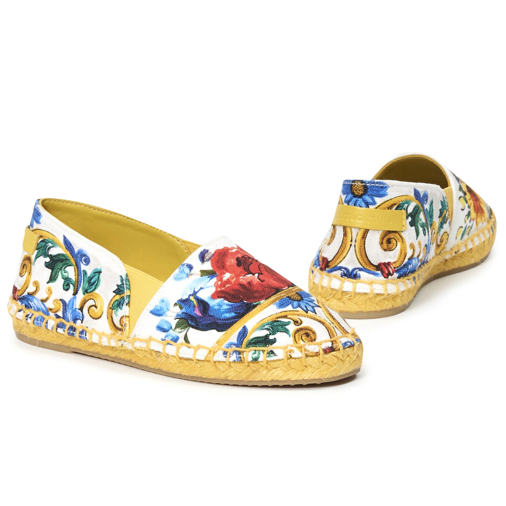 Girls Multicolor Maiolica Bouquet Printed Shoes - CÉMAROSE | Children's Fashion Store