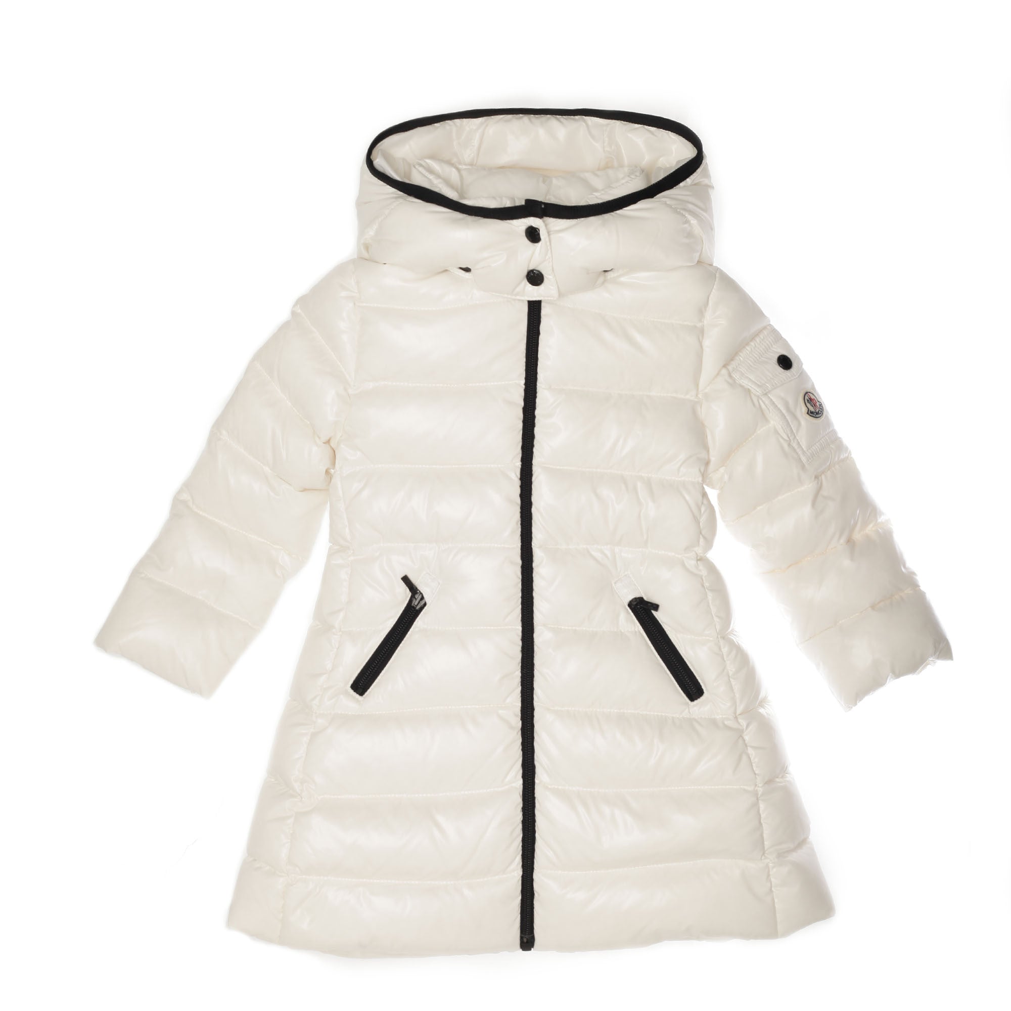 Baby Girls Ivory Padded Down 'Moka' Coat - CÉMAROSE | Children's Fashion Store - 1